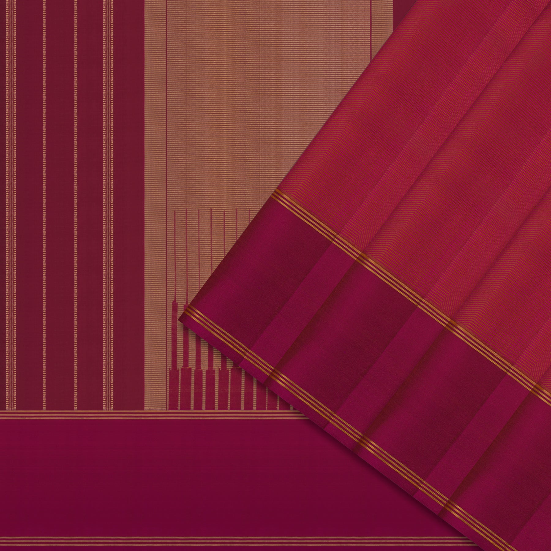 Kanakavalli Kanjivaram Silk Sari 25-615-HS001-05227 - Cover View