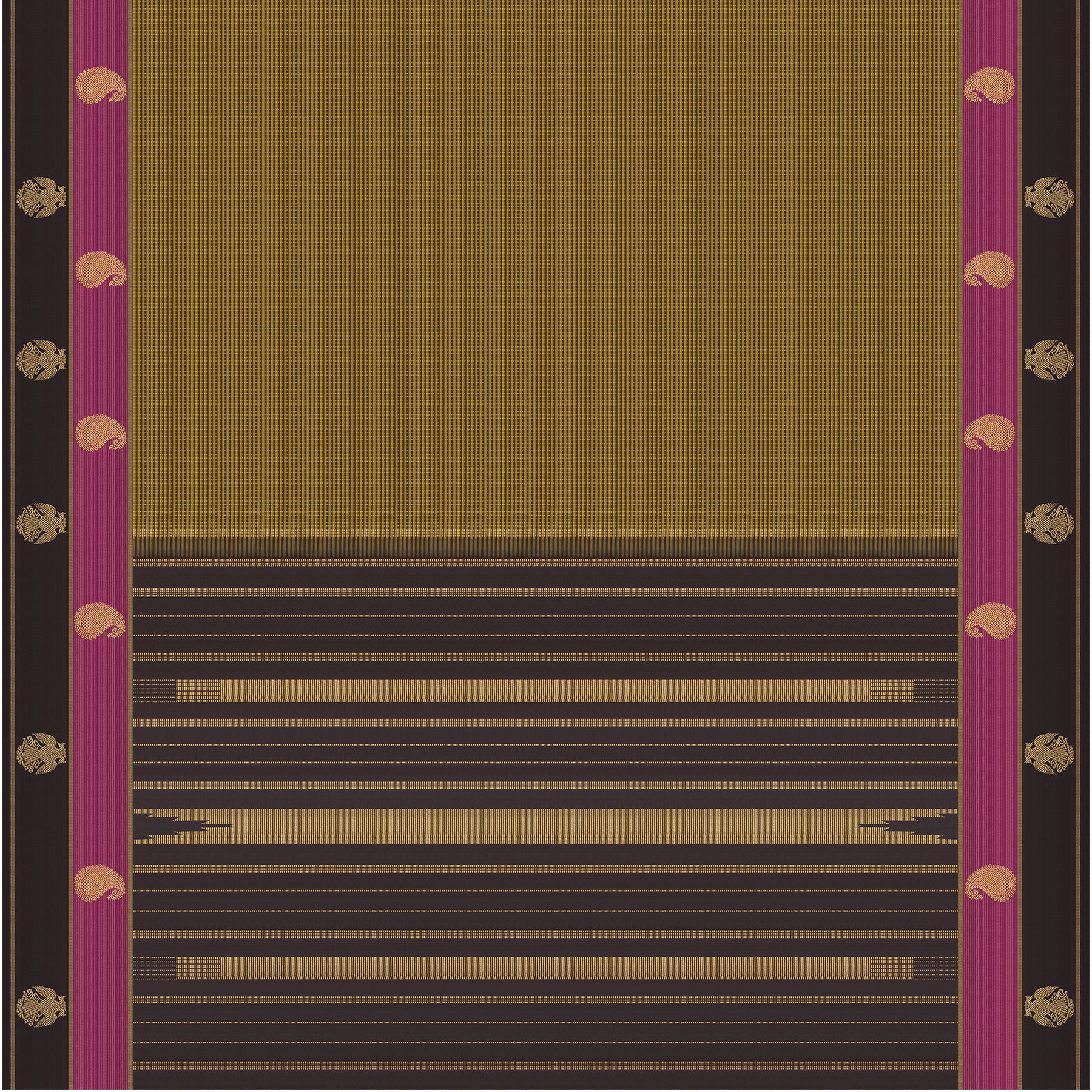 Kanakavalli Kanjivaram Silk Sari 25-615-HS001-05230 - Full View