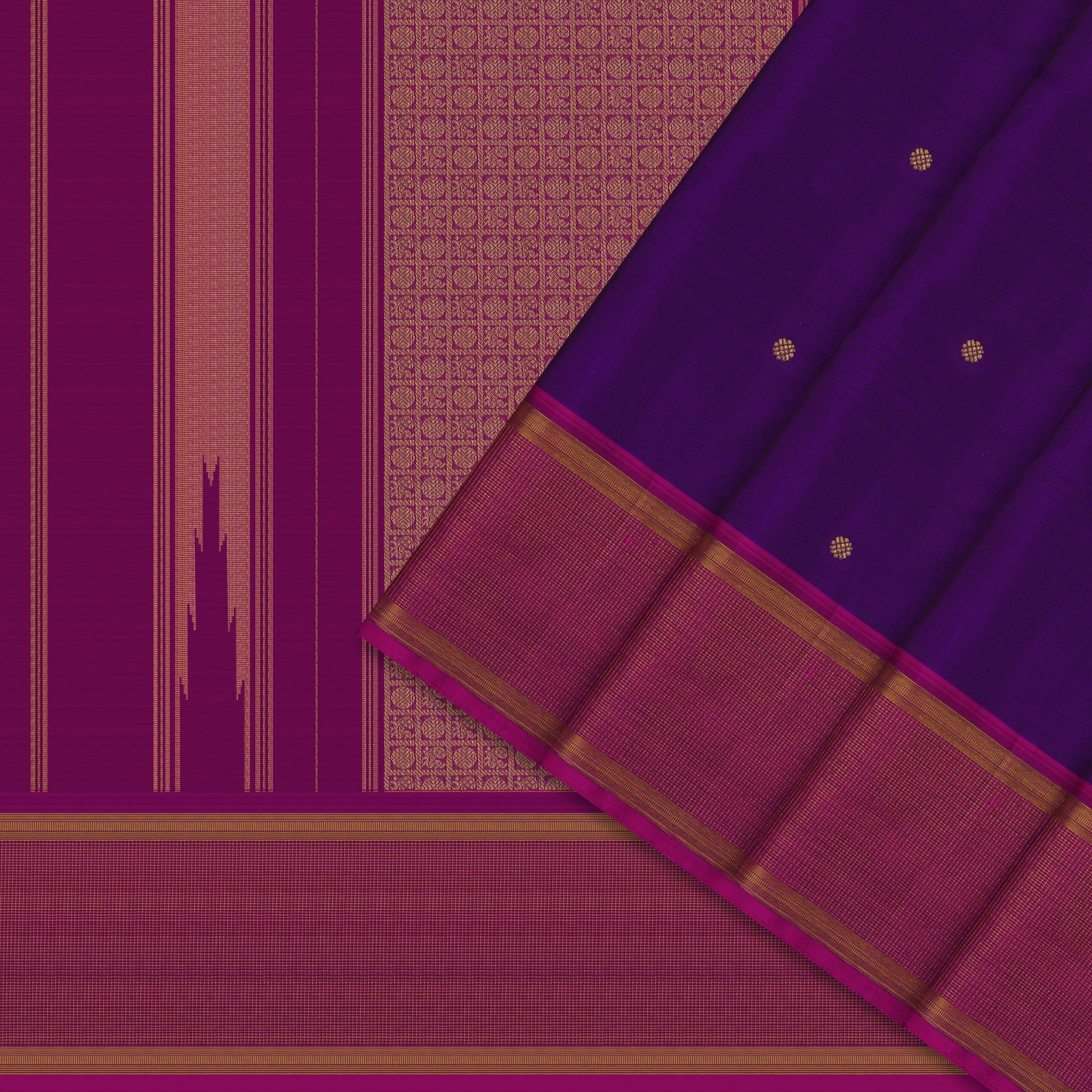 Kanakavalli Kanjivaram Silk Sari 25-615-HS001-05247 - Cover View