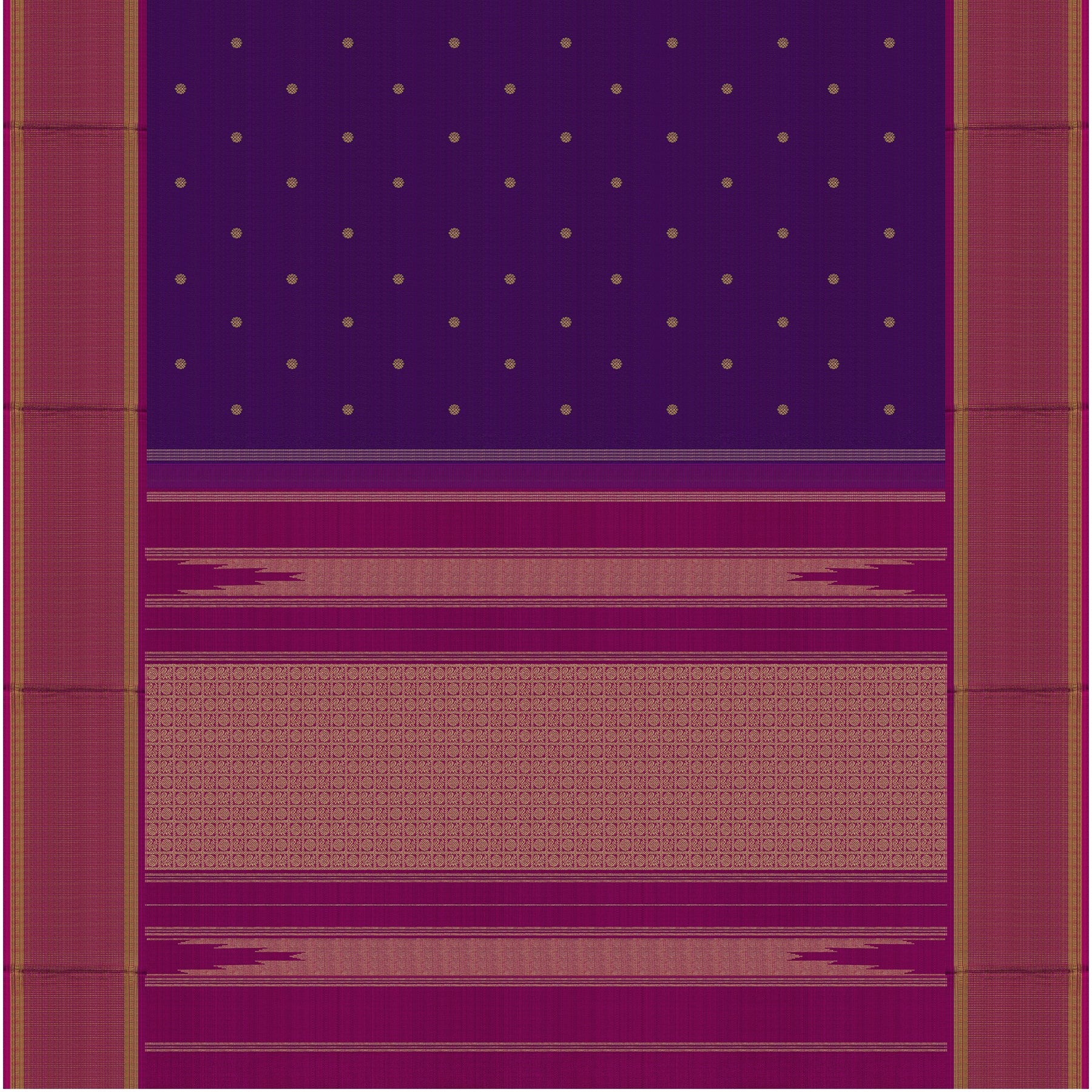 Kanakavalli Kanjivaram Silk Sari 25-615-HS001-05247 - Full View
