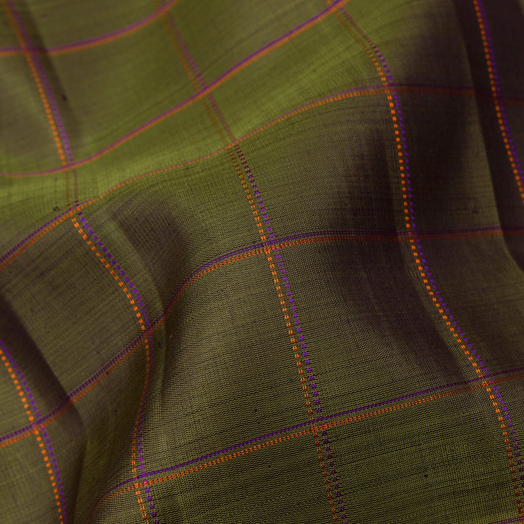Kanakavalli Kanjivaram Silk Sari 25-615-HS001-05705 - Fabric View