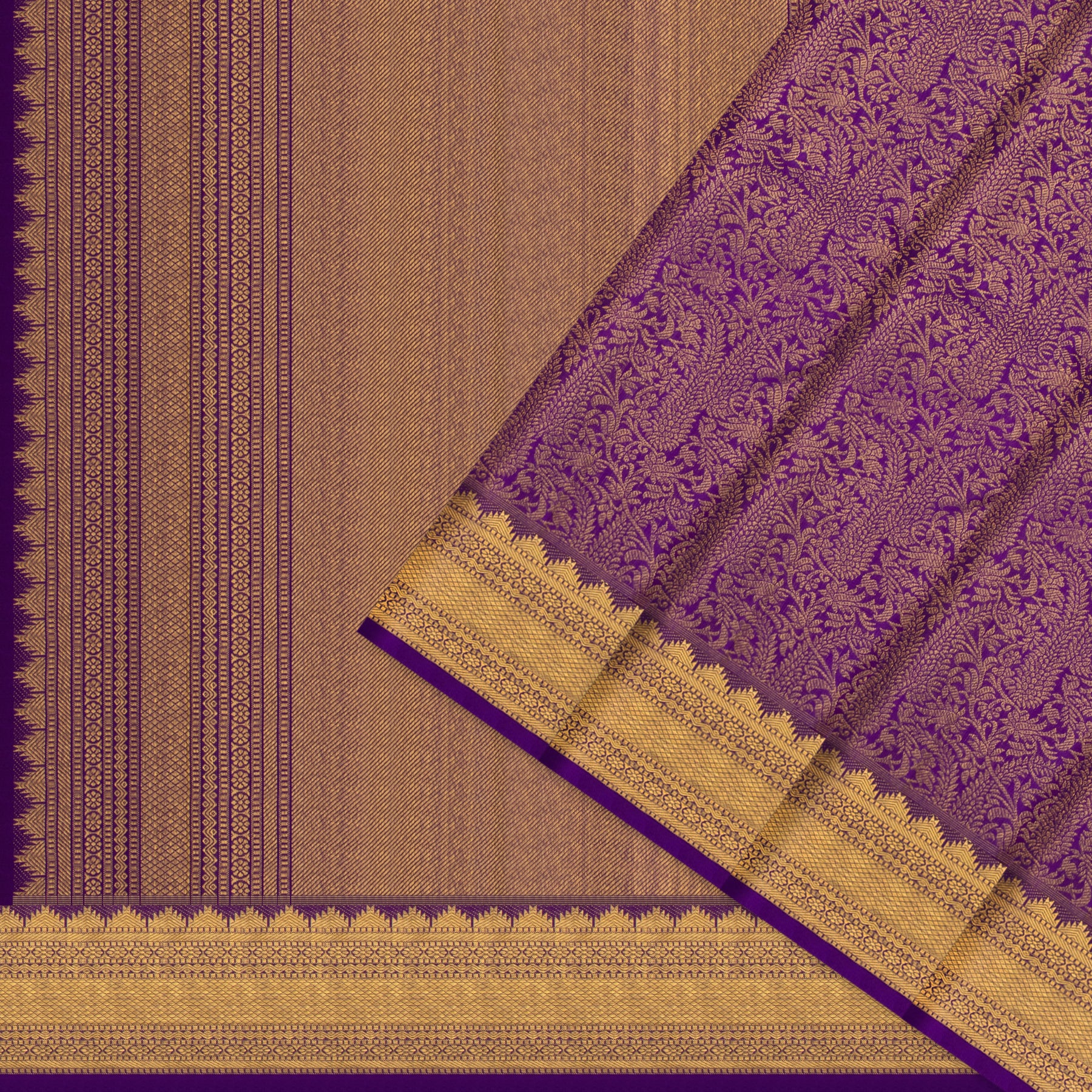 Kanakavalli Kanjivaram Silk Sari 25-615-HS001-05711 - Cover View