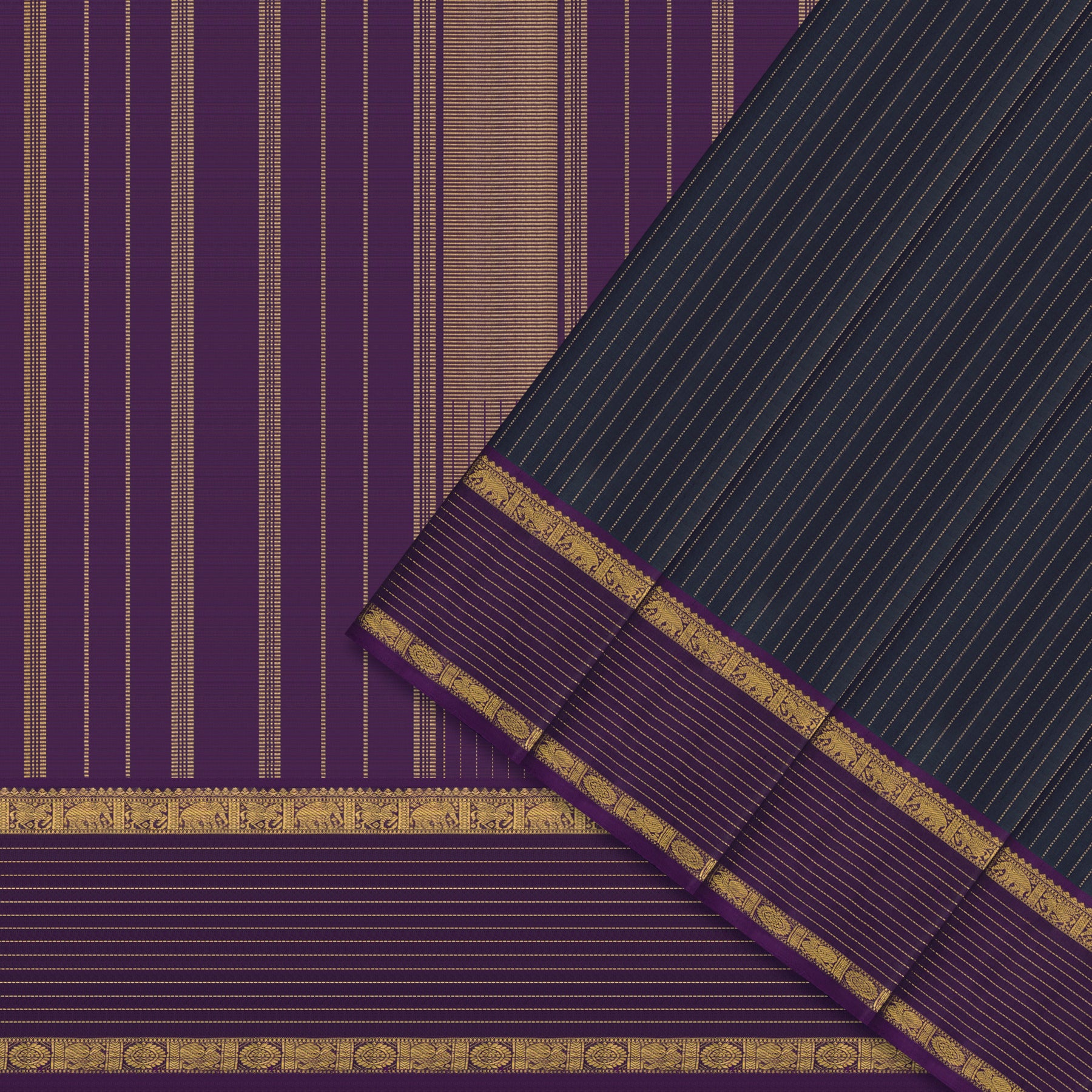Kanakavalli Kanjivaram Silk Sari 25-615-HS001-05720 - Cover View