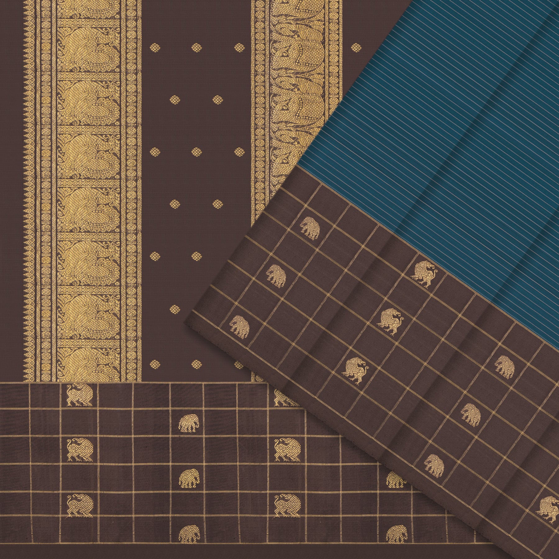 Kanakavalli Kanjivaram Silk Sari 25-615-HS001-05757 - Cover View