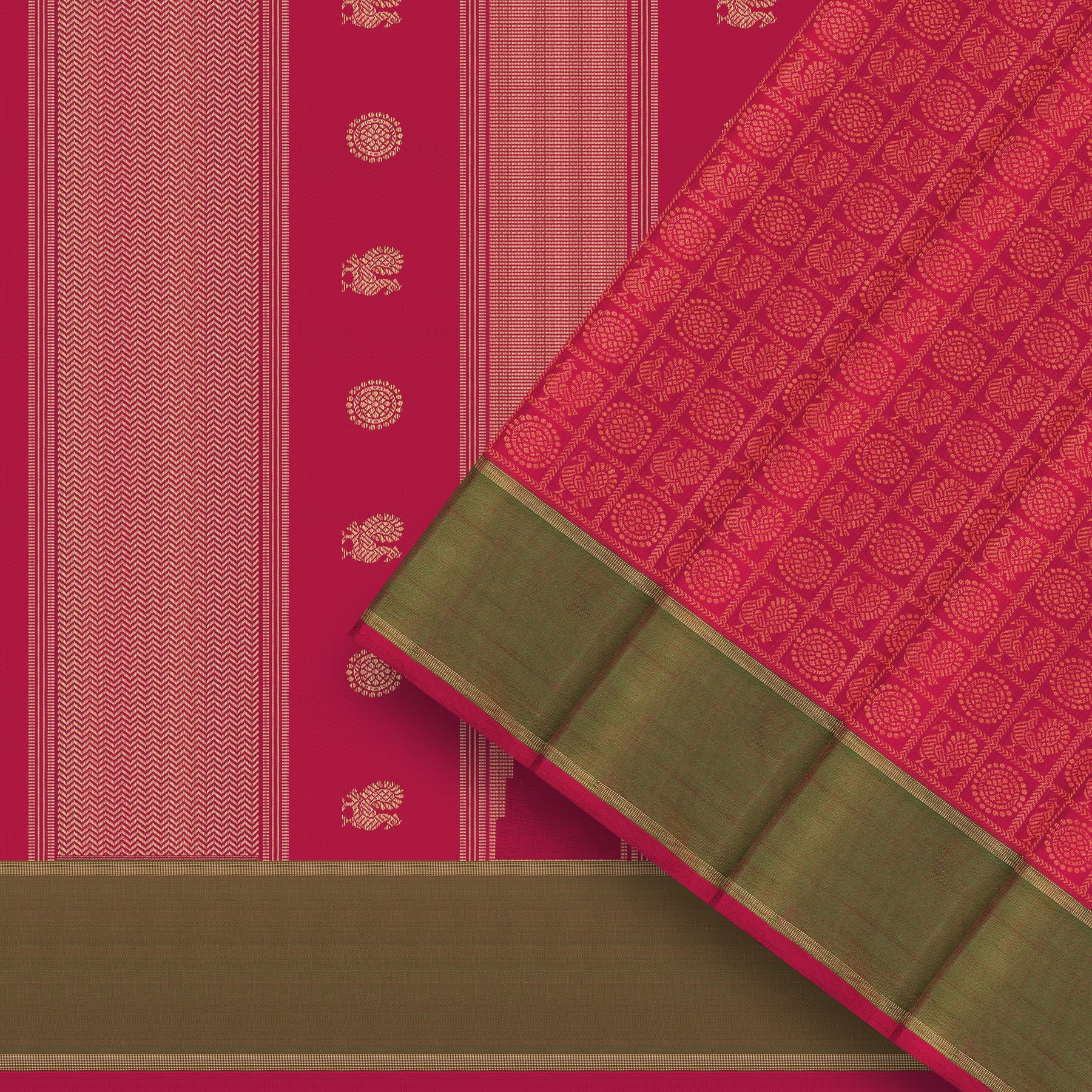 Kanakavalli Kanjivaram Silk Sari 25-615-HS001-05768 - Cover View