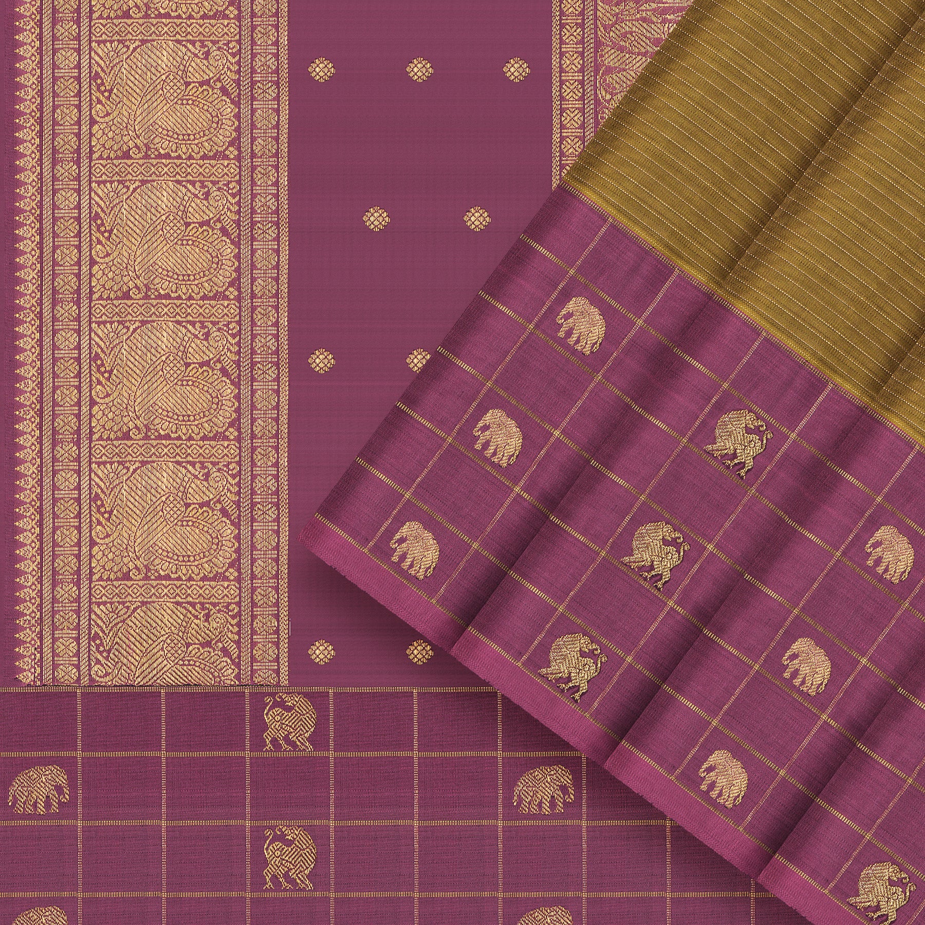 Kanakavalli Kanjivaram Silk Sari 25-615-HS001-06795 - Cover View