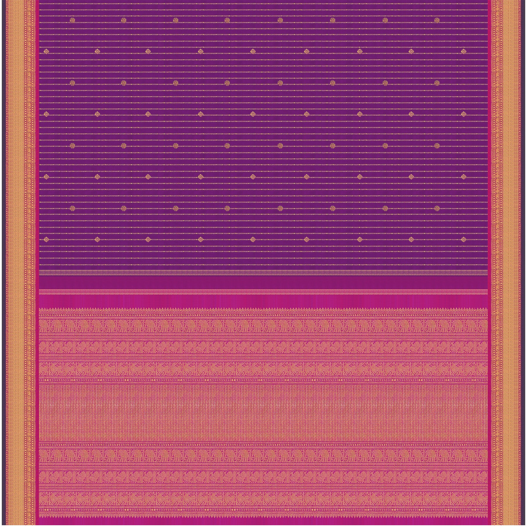 Kanakavalli Kanjivaram Silk Sari 25-615-HS001-06810 - Full View