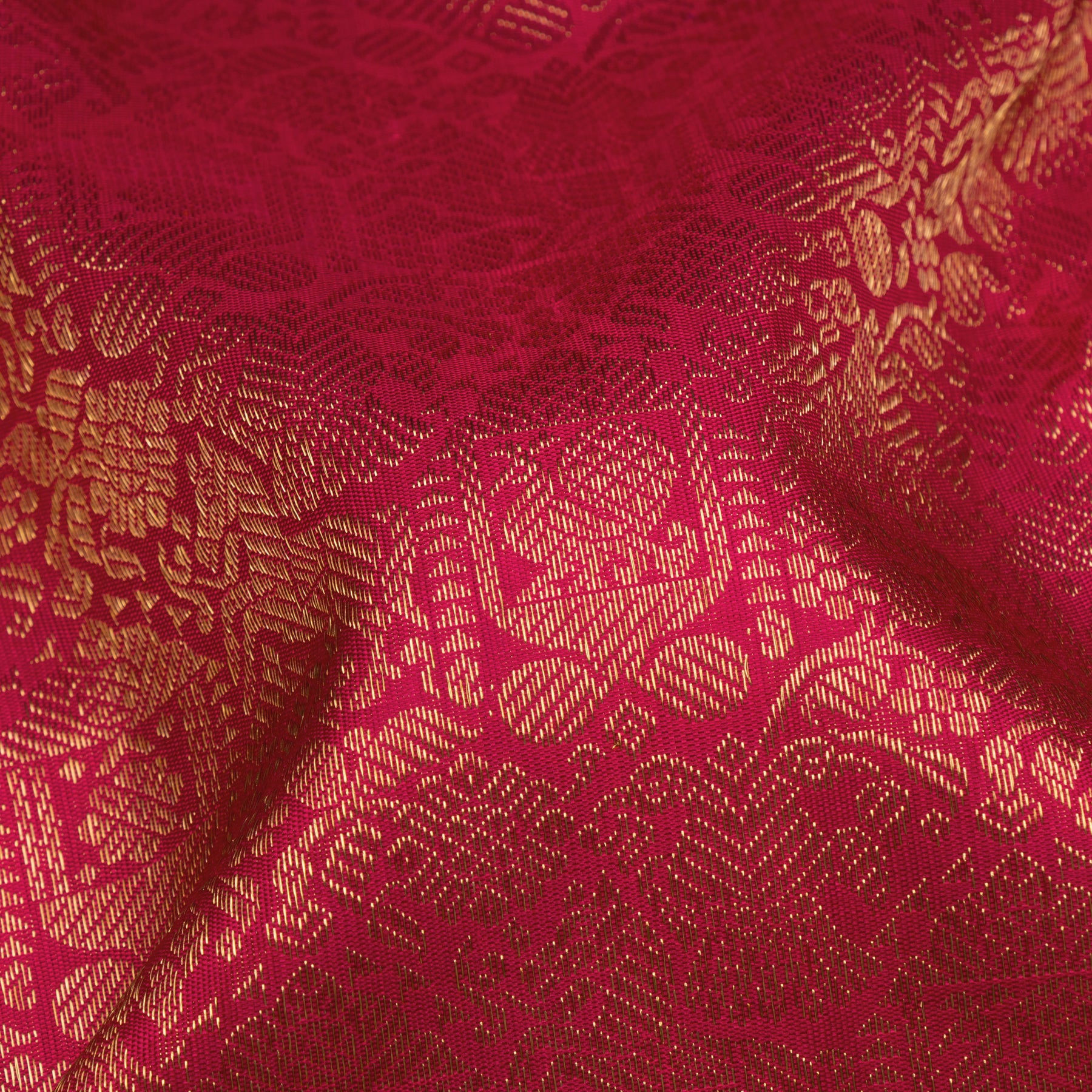 Kanakavalli Kanjivaram Silk Sari 25-615-HS001-07681 - Fabric View
