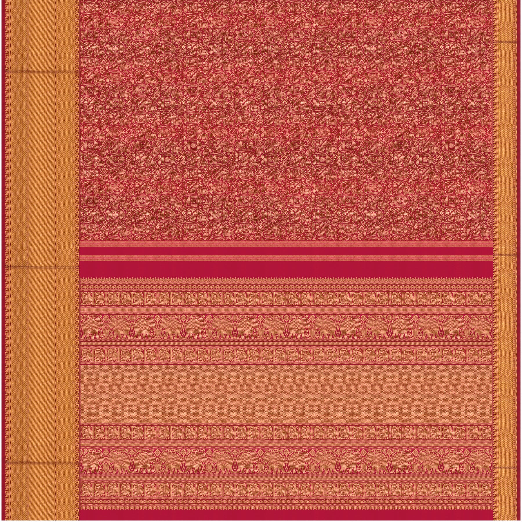 Kanakavalli Kanjivaram Silk Sari 25-615-HS001-07681 - Full View