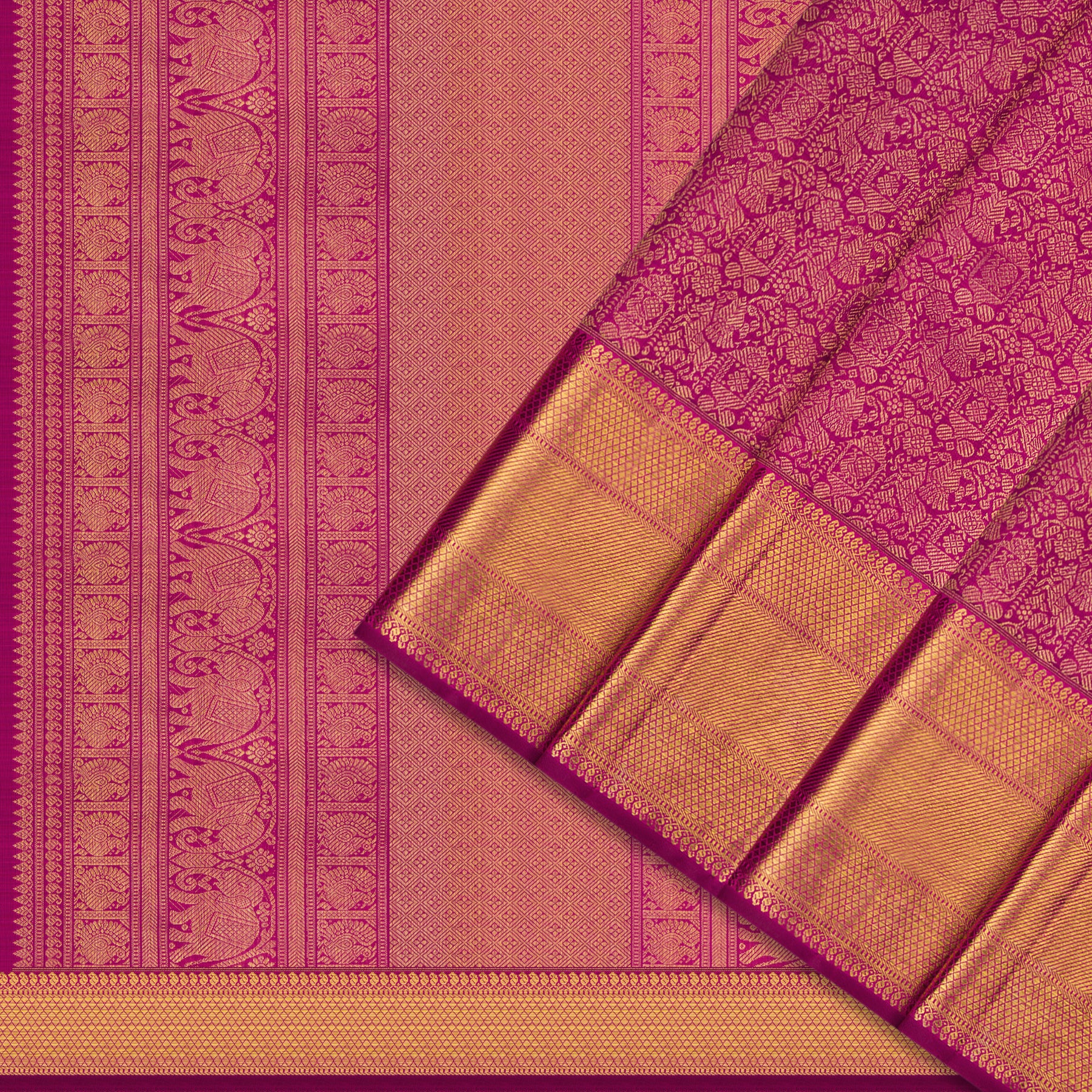 Kanakavalli Kanjivaram Silk Sari 25-615-HS001-07682 - Cover View