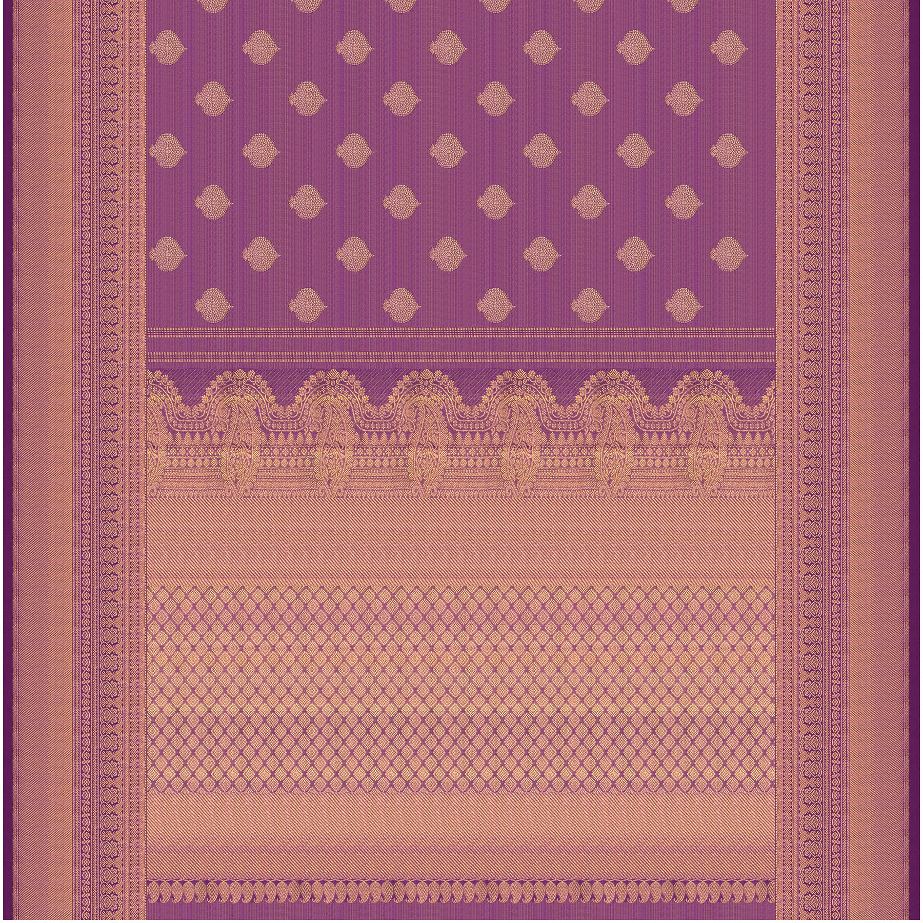 Kanakavalli Kanjivaram Silk Sari 25-615-HS001-07691 - Full View