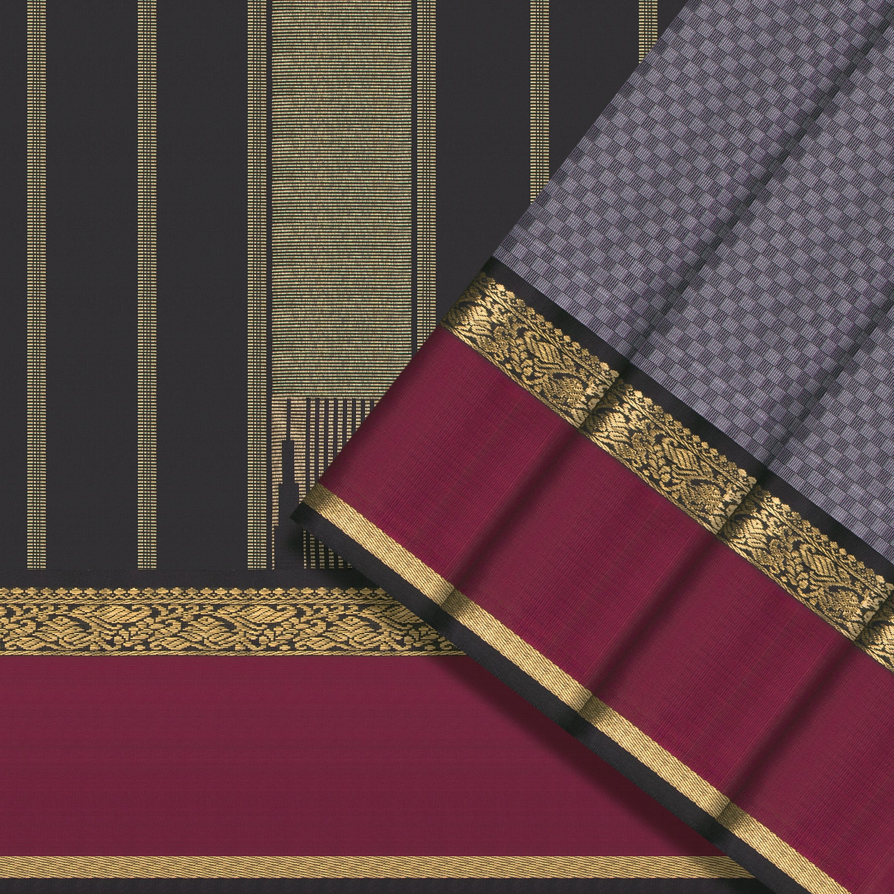 Kanakavalli Kanjivaram Silk Sari 25-615-HS001-07702 - Cover View