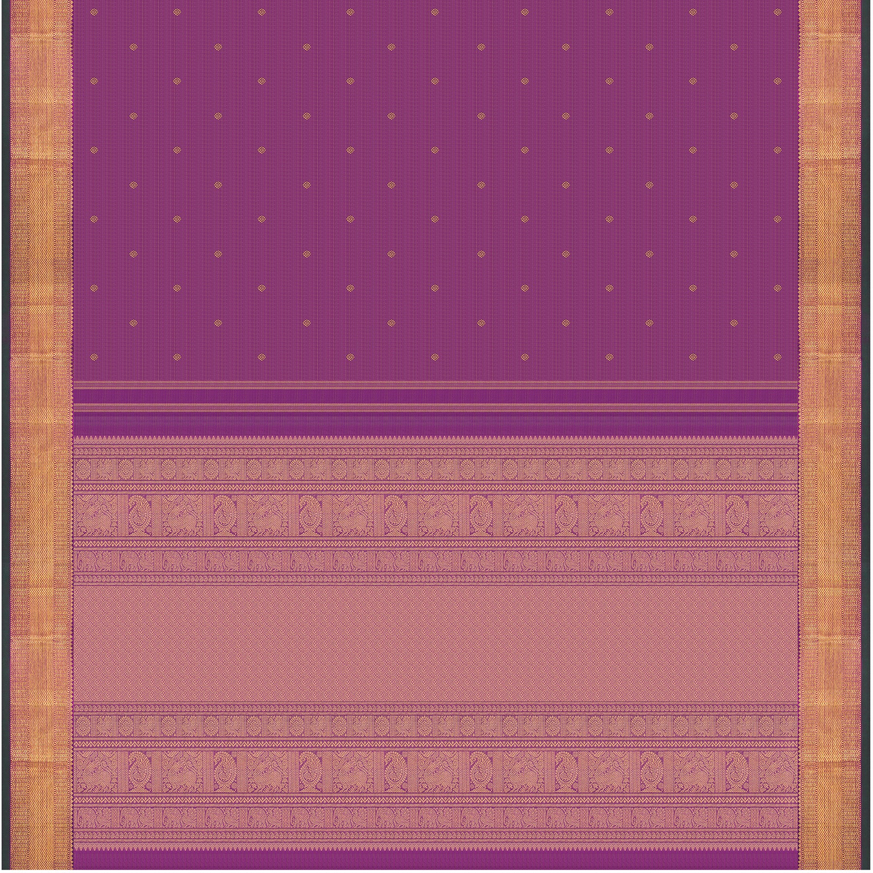 Kanakavalli Kanjivaram Silk Sari 25-615-HS001-07710 - Full View