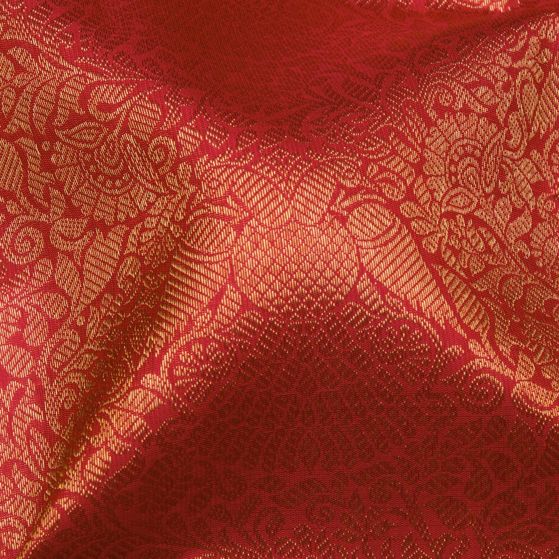 Kanakavalli Kanjivaram Silk Sari 25-615-HS001-08490 - Fabric View