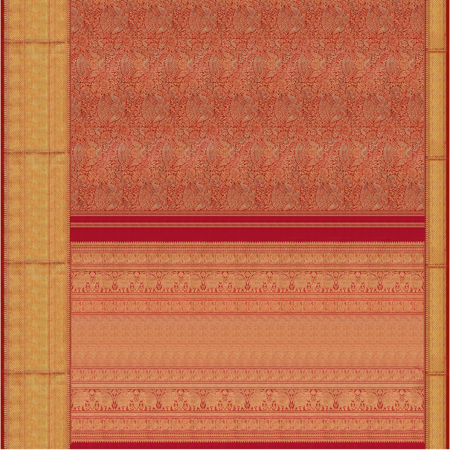 Kanakavalli Kanjivaram Silk Sari 25-615-HS001-08490 - Full View