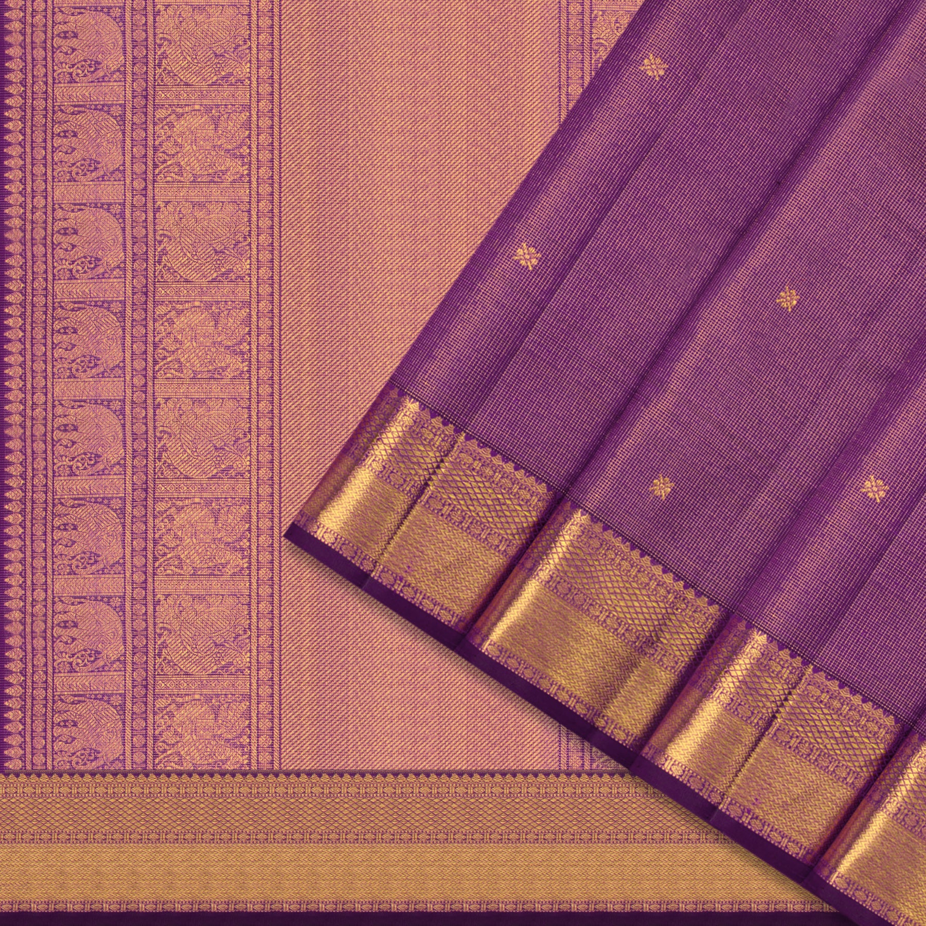 Kanakavalli Kanjivaram Silk Sari 25-615-HS001-08515 - Cover View