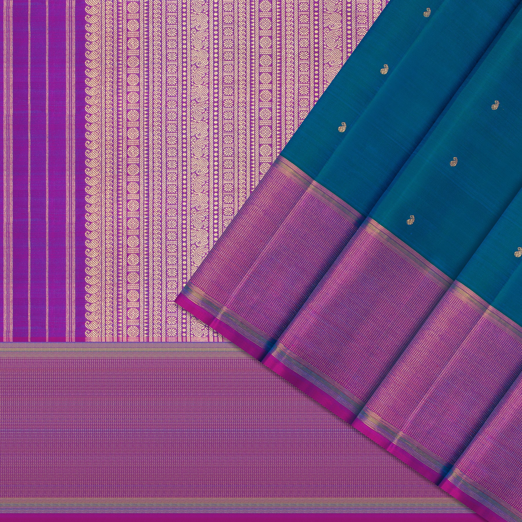 Kanakavalli Kanjivaram Silk Sari 25-615-HS001-08516 - Cover View