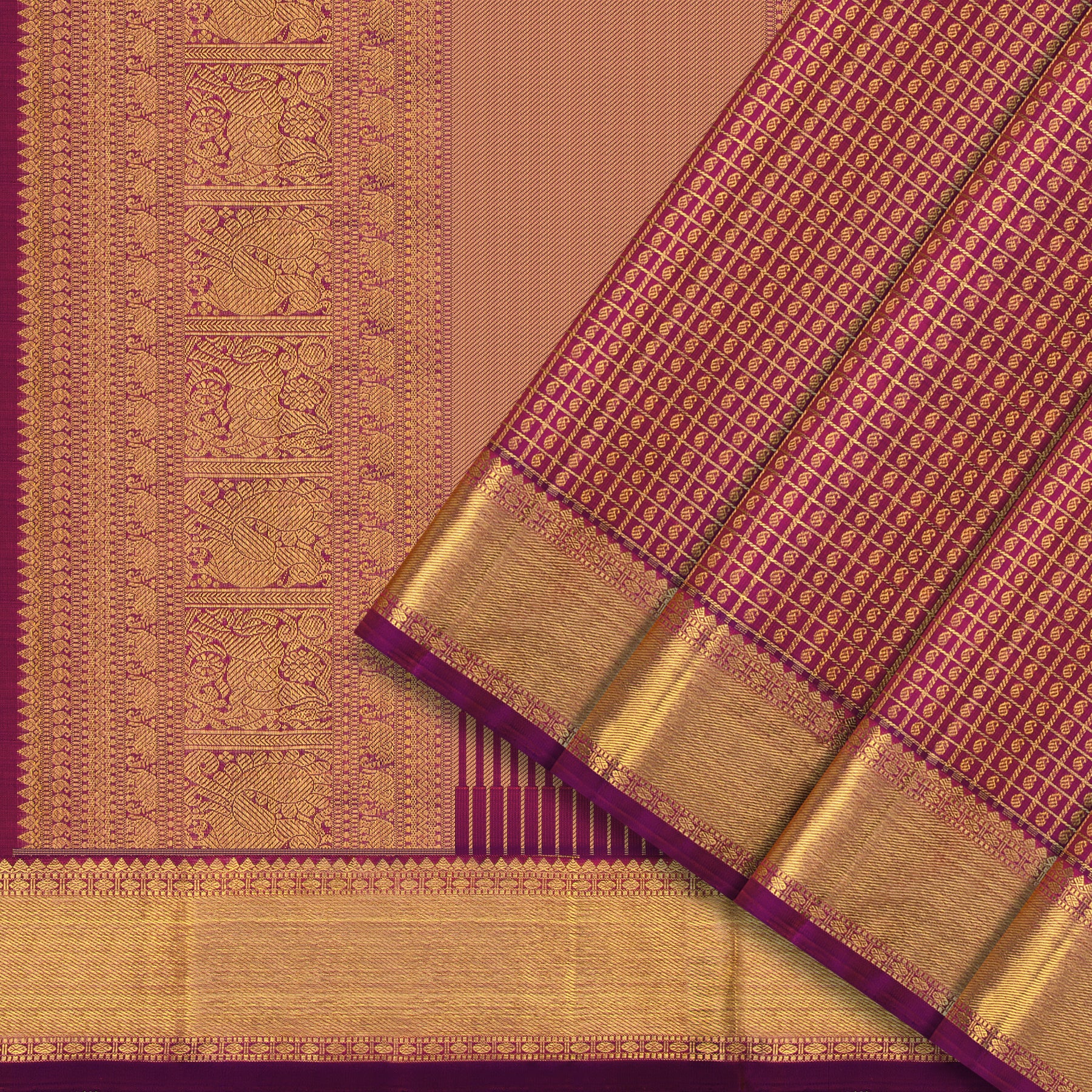 Kanakavalli Kanjivaram Silk Sari 25-615-HS001-08519 - Cover View
