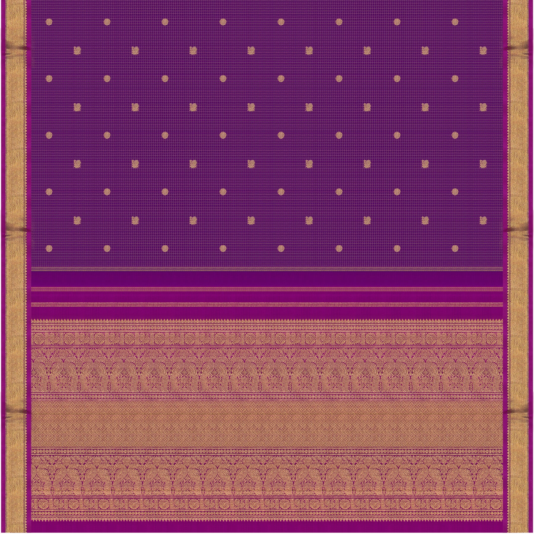 Kanakavalli Kanjivaram Silk Sari 25-615-HS001-08546 - Full View