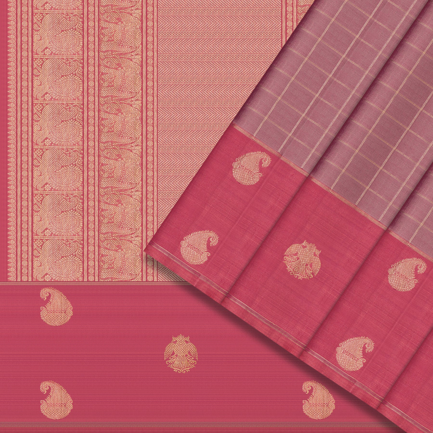 Kanakavalli Kanjivaram Silk Sari 25-615-HS001-08568 - Cover View