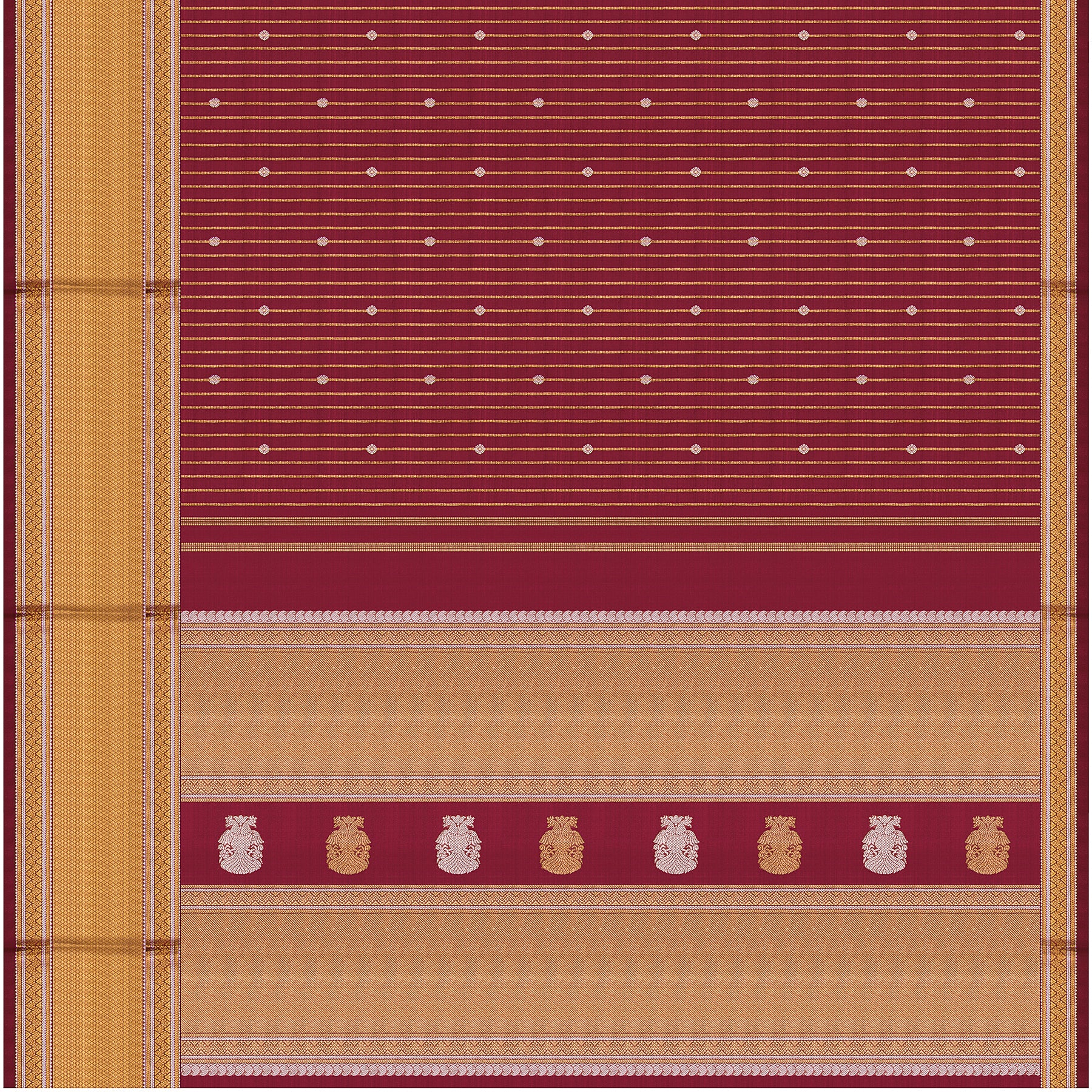 Kanakavalli Kanjivaram Silk Sari 25-615-HS001-08576 - Full View