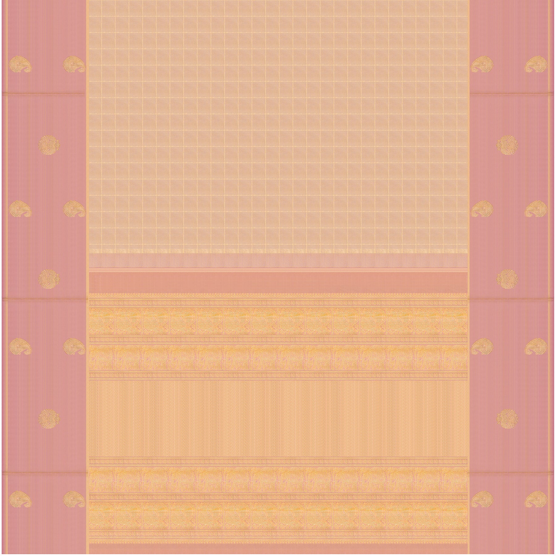 Kanakavalli Kanjivaram Silk Sari 25-615-HS001-09219 - Full View