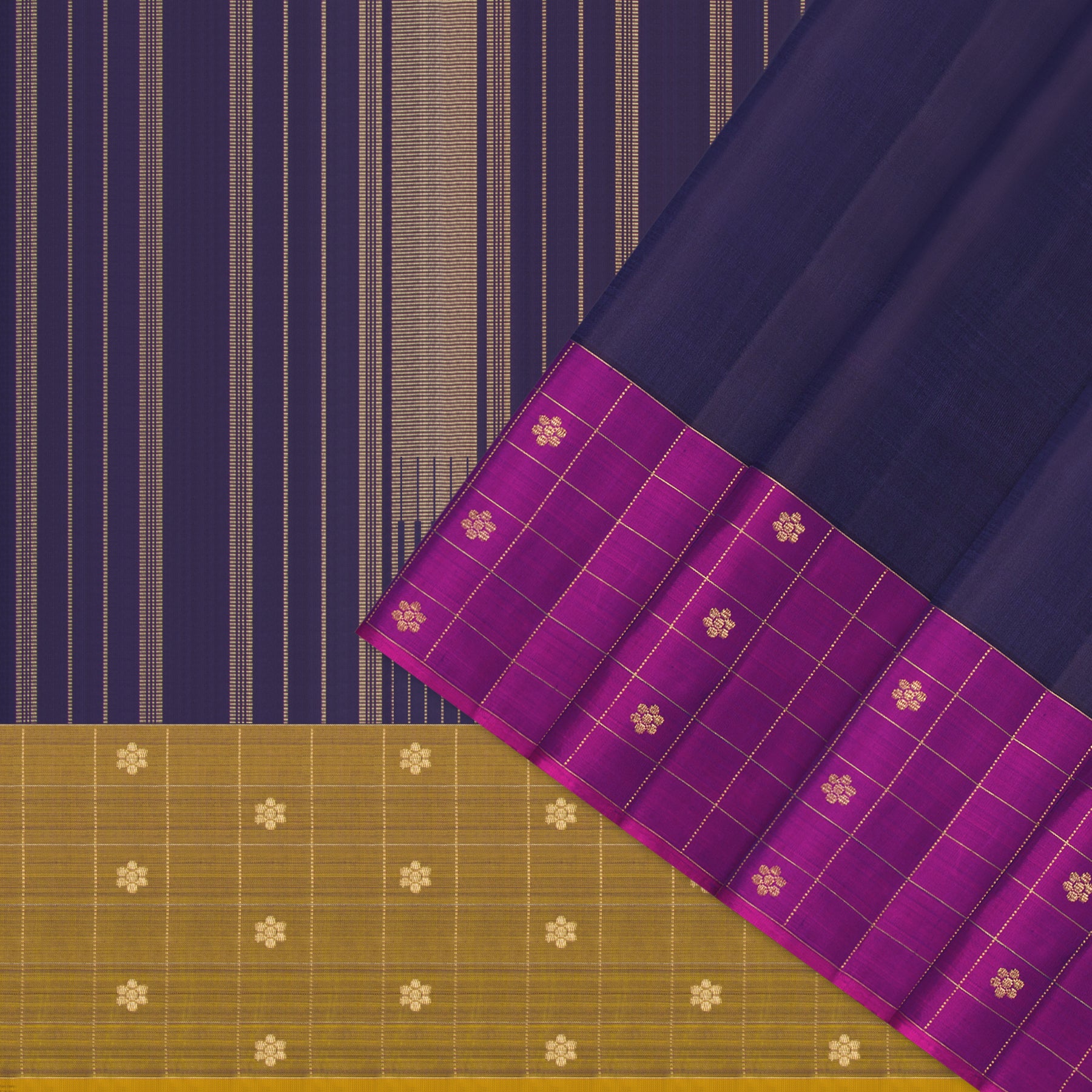 Kanakavalli Kanjivaram Silk Sari 25-615-HS001-09251 - Cover View