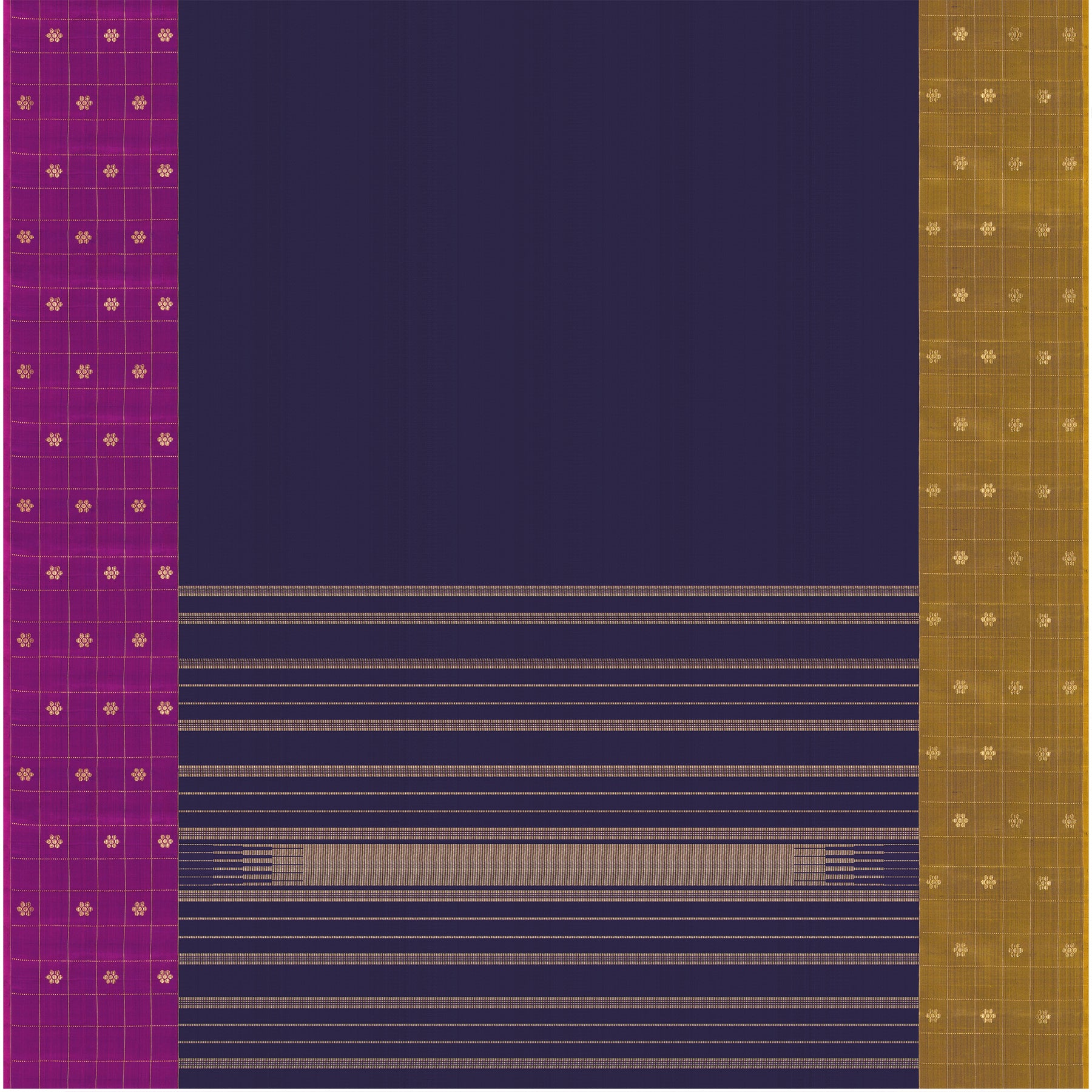Kanakavalli Kanjivaram Silk Sari 25-615-HS001-09251 - Full View