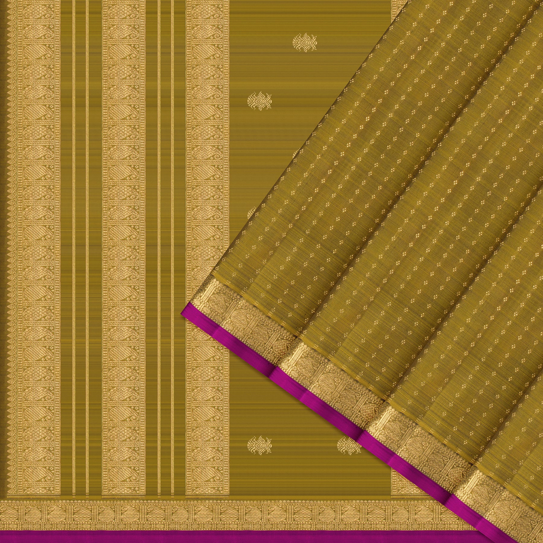 Kanakavalli Kanjivaram Silk Sari 25-615-HS001-09256 - Cover View