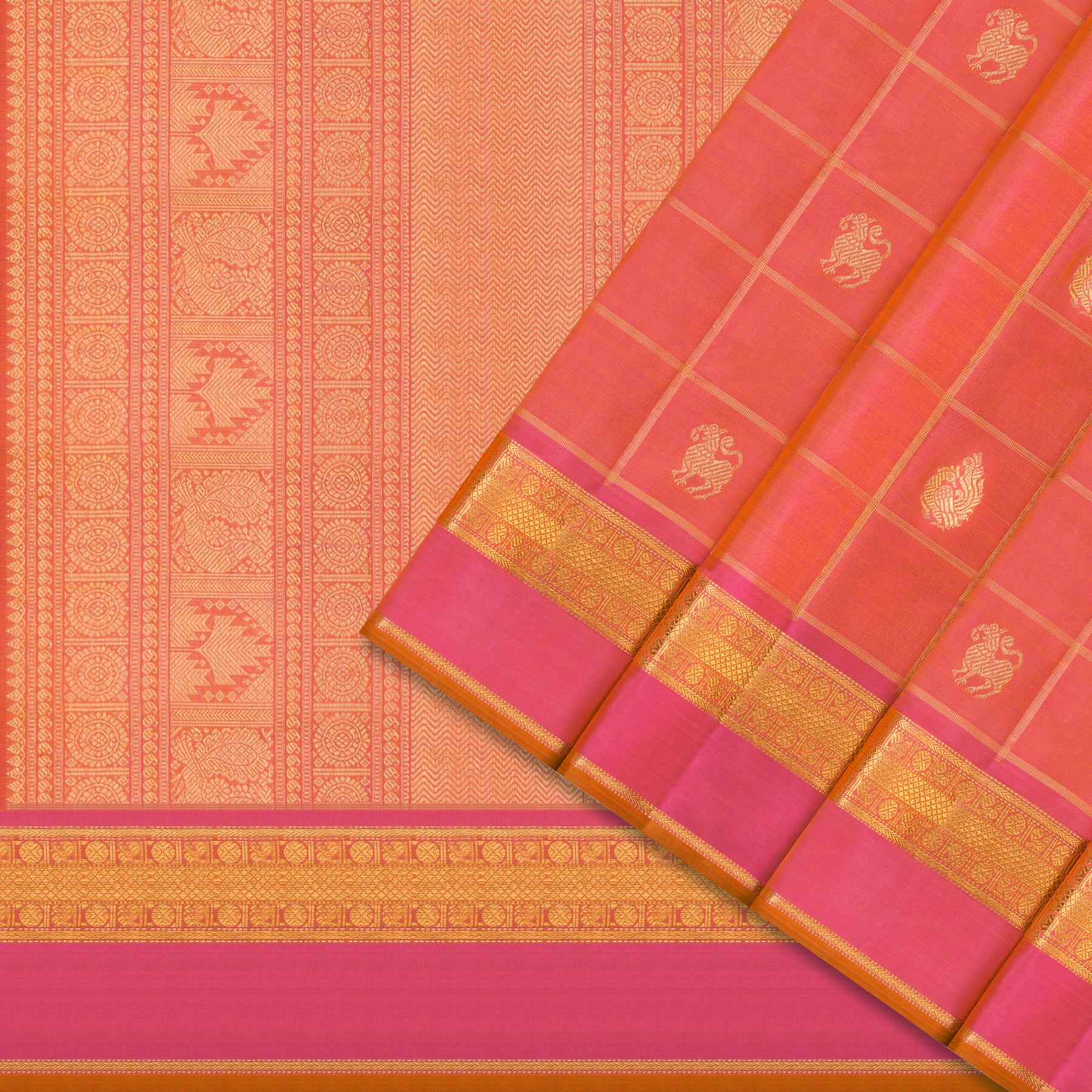 Kanakavalli Kanjivaram Silk Sari 25-615-HS001-09274 - Cover View