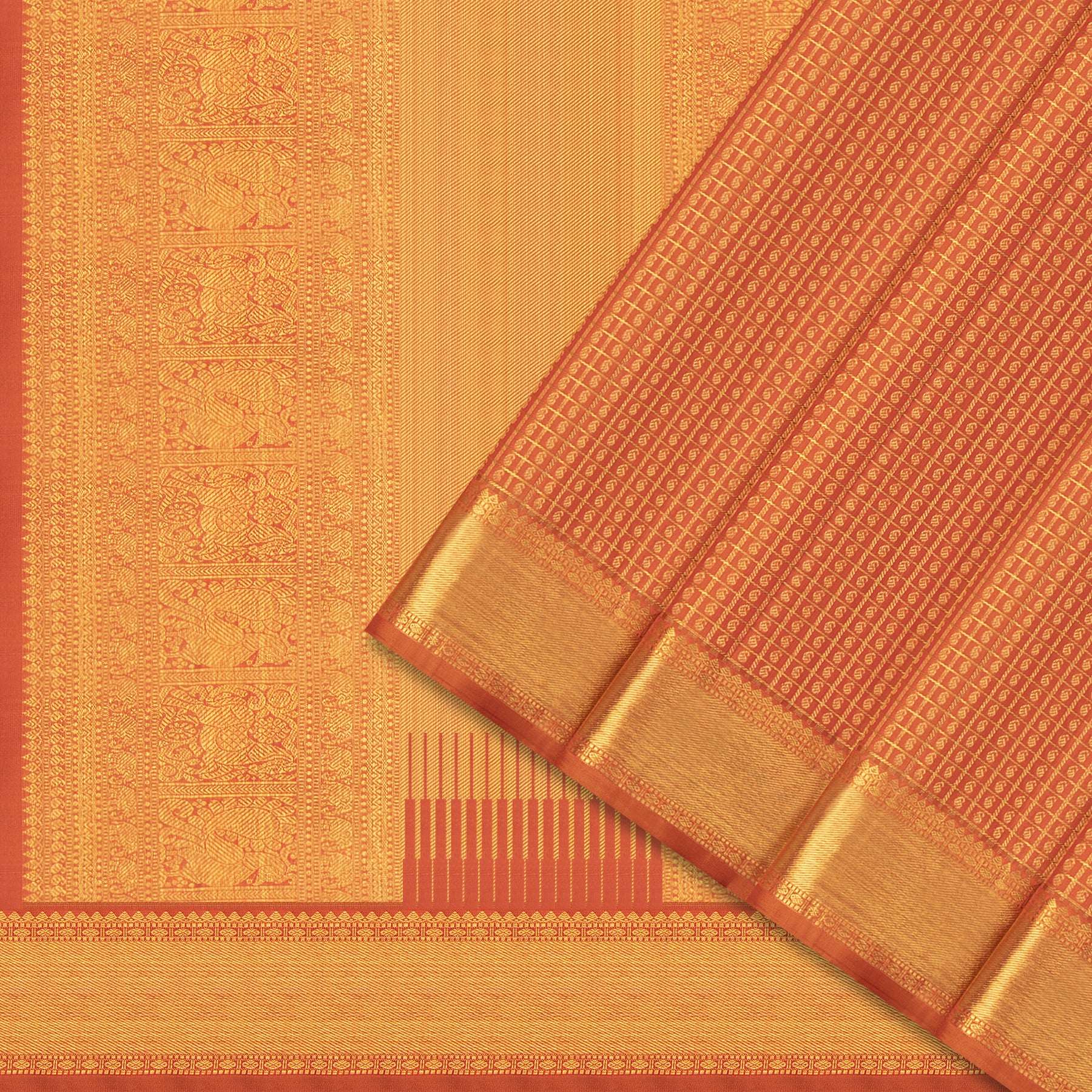 Kanakavalli Kanjivaram Silk Sari 25-615-HS001-09279 - Cover View