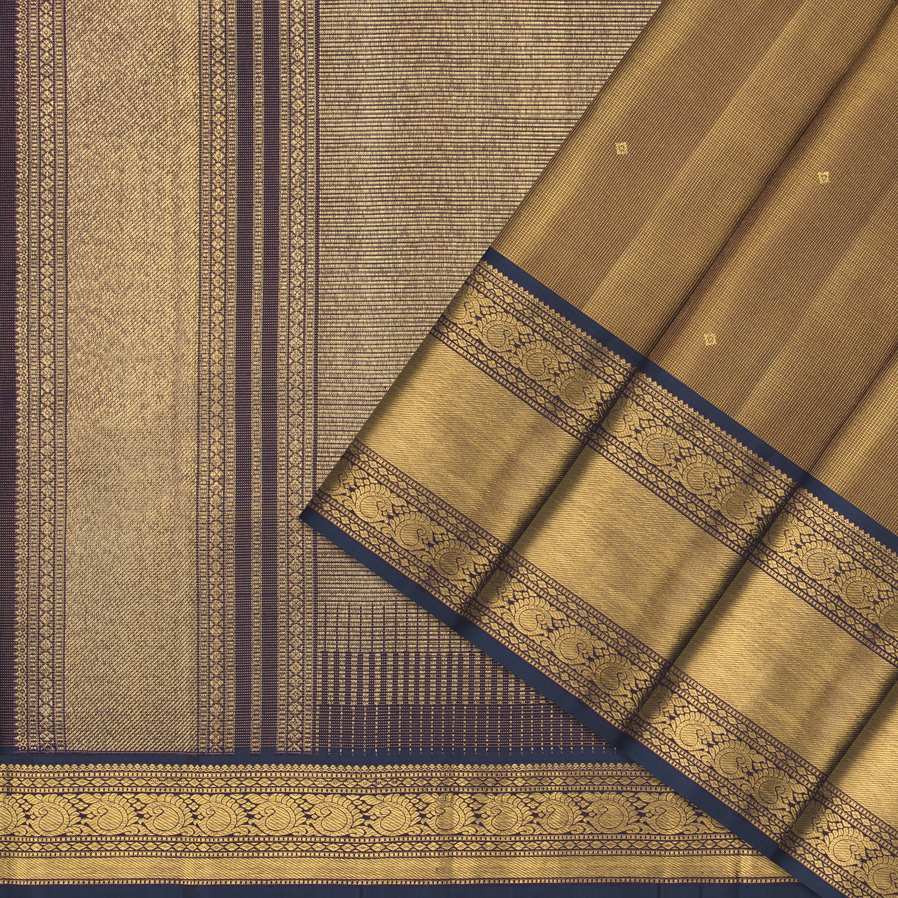 Kanakavalli Kanjivaram Silk Sari 25-615-HS001-09292 - Cover View