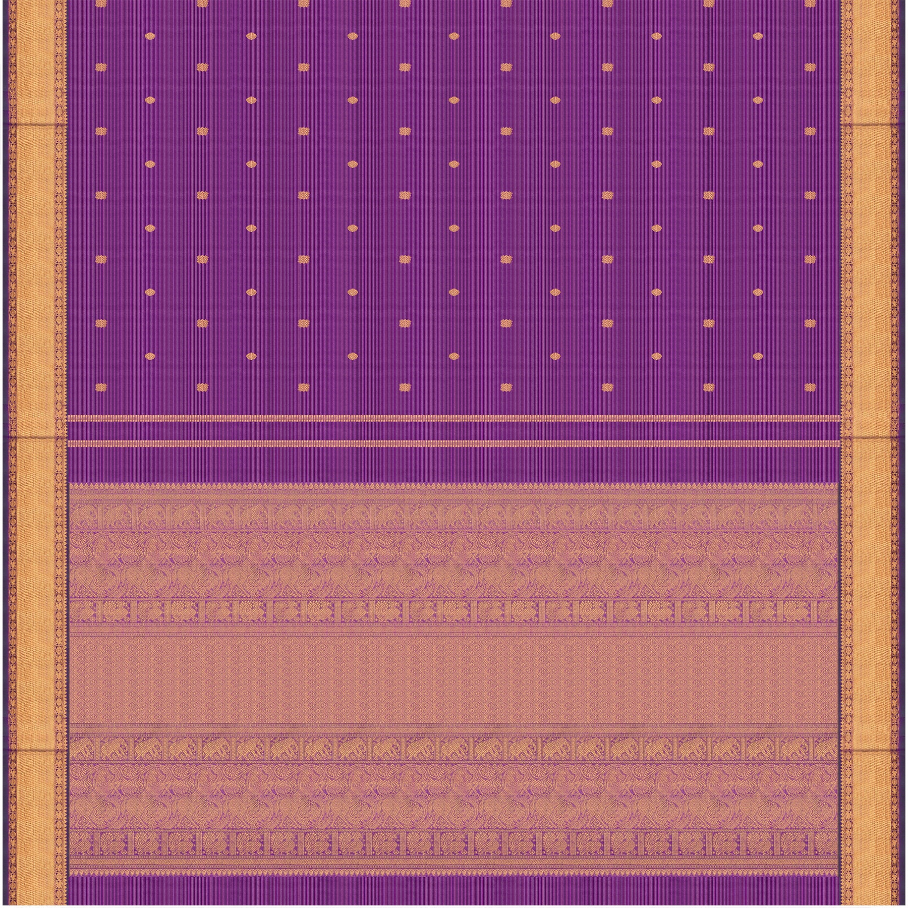 Kanakavalli Kanjivaram Silk Sari 25-615-HS001-09297 - Full View