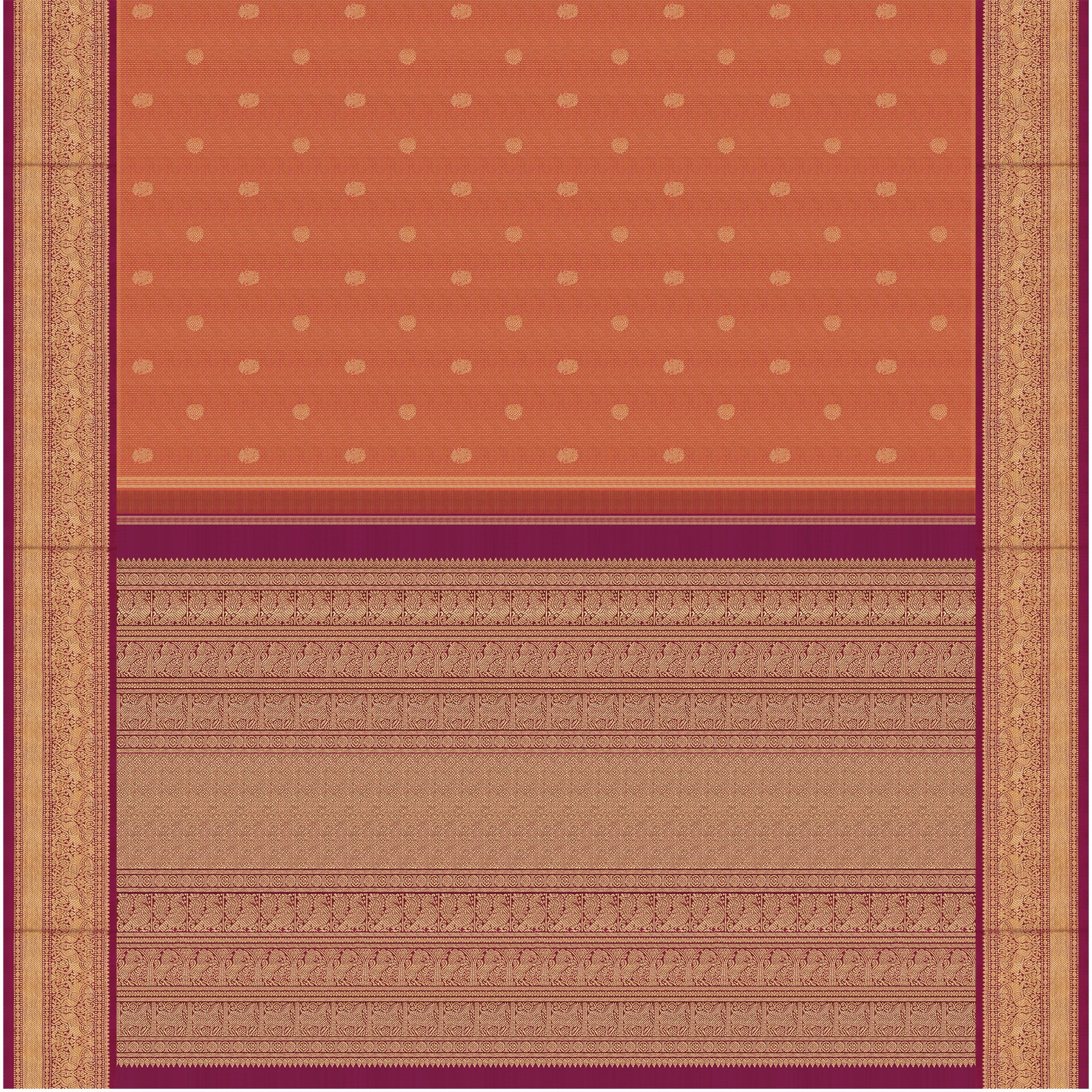 Kanakavalli Kanjivaram Silk Sari 25-615-HS001-09300 - Full View