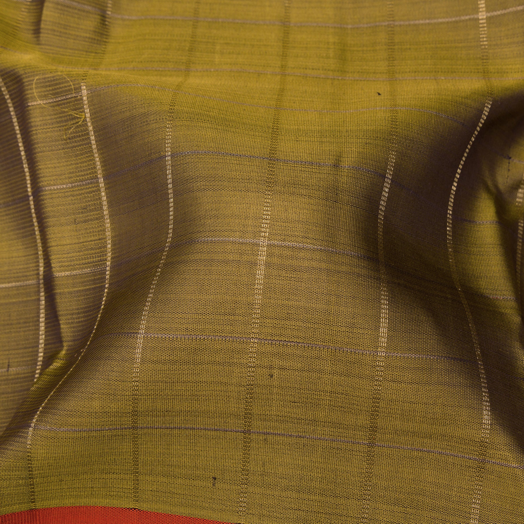 Kanakavalli Kanjivaram Silk Sari 25-615-HS001-09307 - Fabric View
