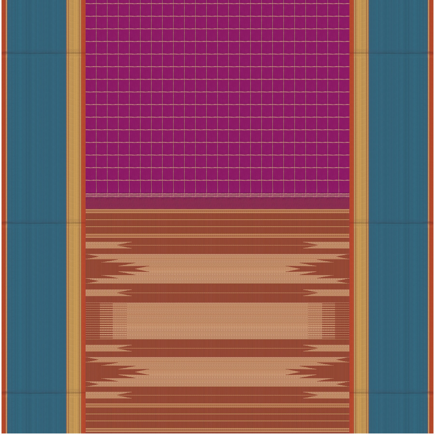 Kanakavalli Kanjivaram Silk Sari 25-615-HS001-09309 - Full View