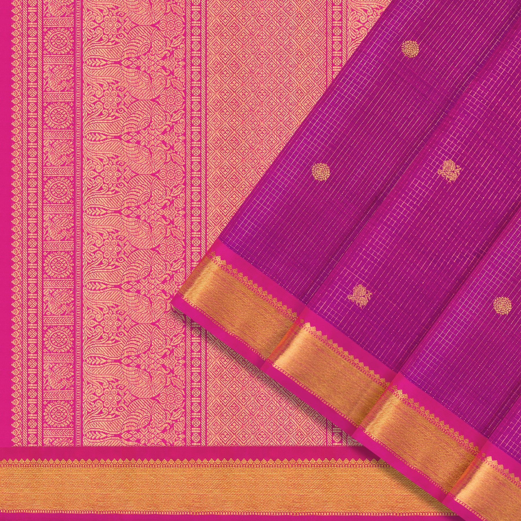 Kanakavalli Kanjivaram Silk Sari 25-615-HS001-09314 - Cover View