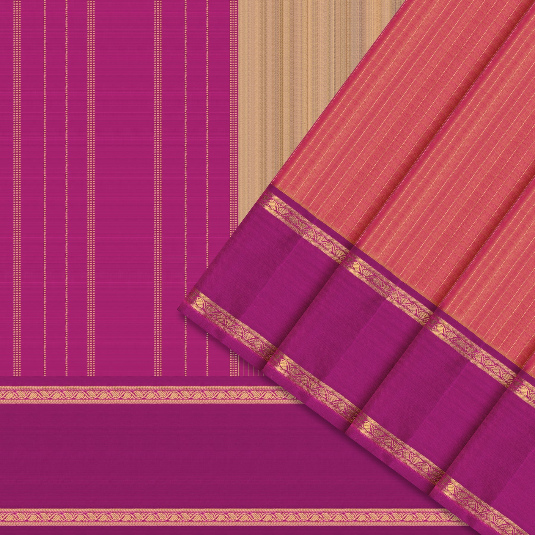 Kanakavalli Kanjivaram Silk Sari 25-615-HS001-09316 - Cover View