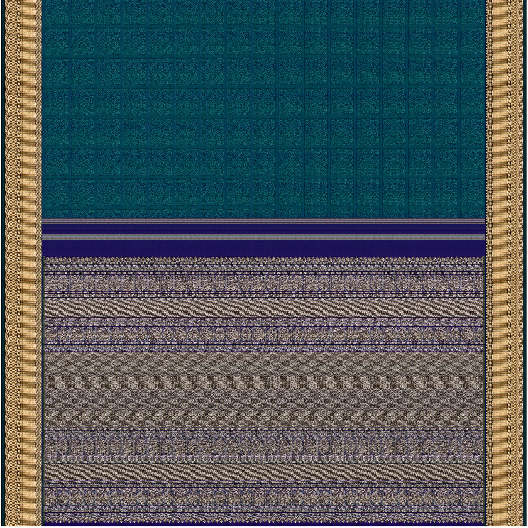 Kanakavalli Kanjivaram Silk Sari 25-615-HS001-10010 - Full View