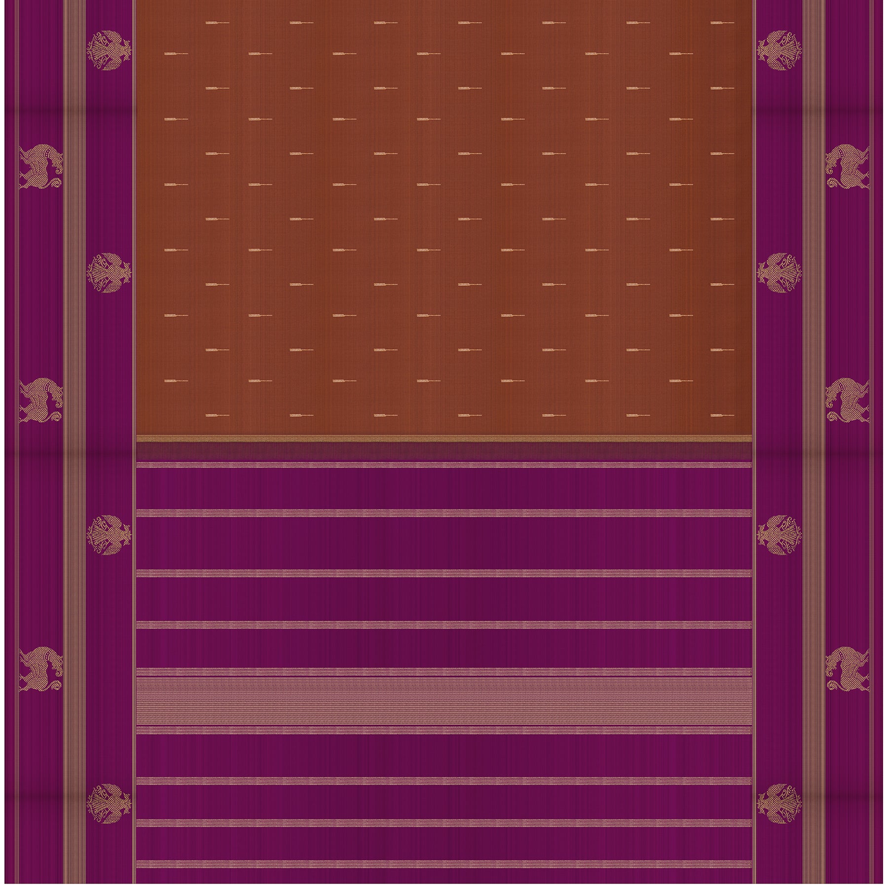 Kanakavalli Kanjivaram Silk Sari 25-615-HS001-10033 - Full View