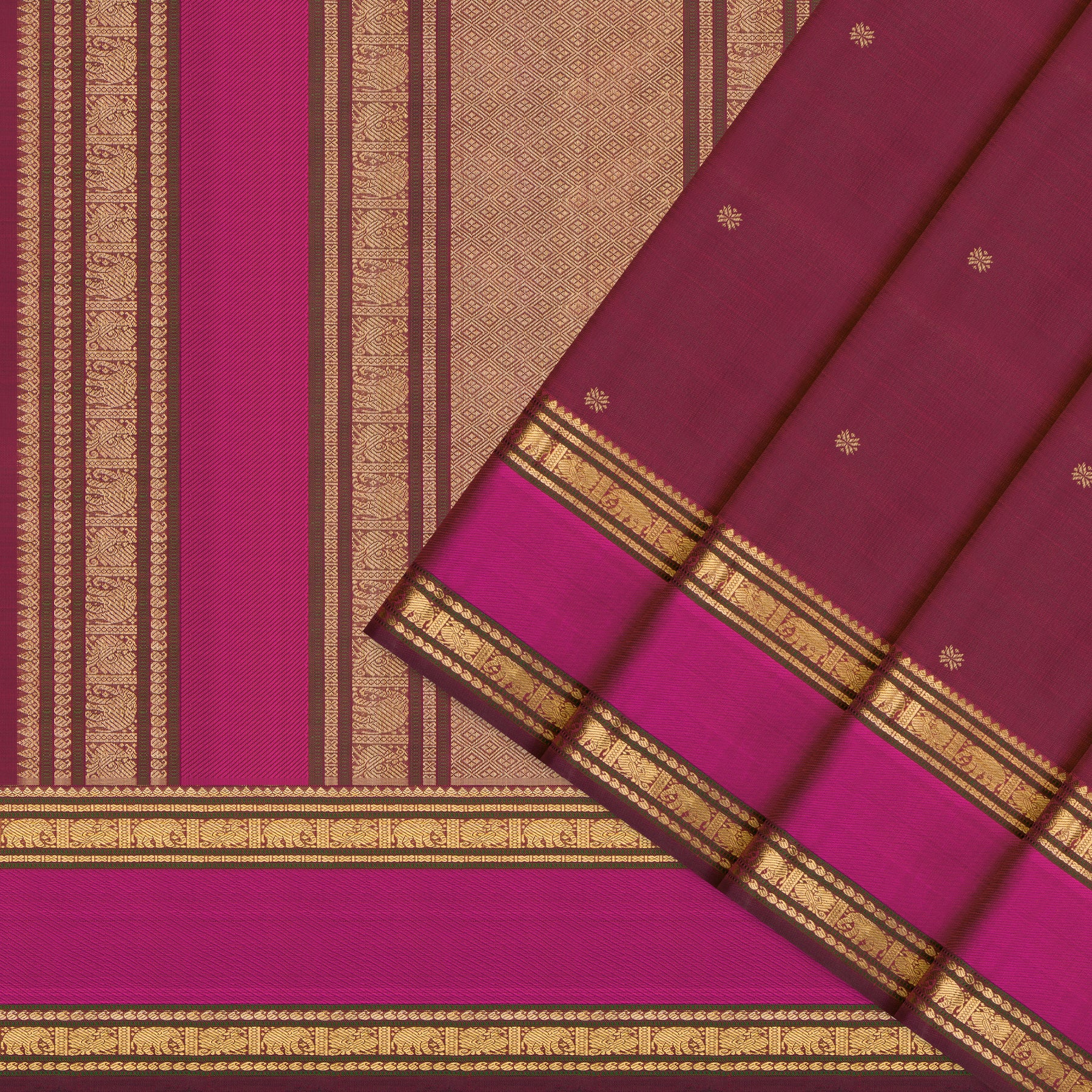 Kanakavalli Kanjivaram Silk Sari 25-615-HS001-10035 - Cover View