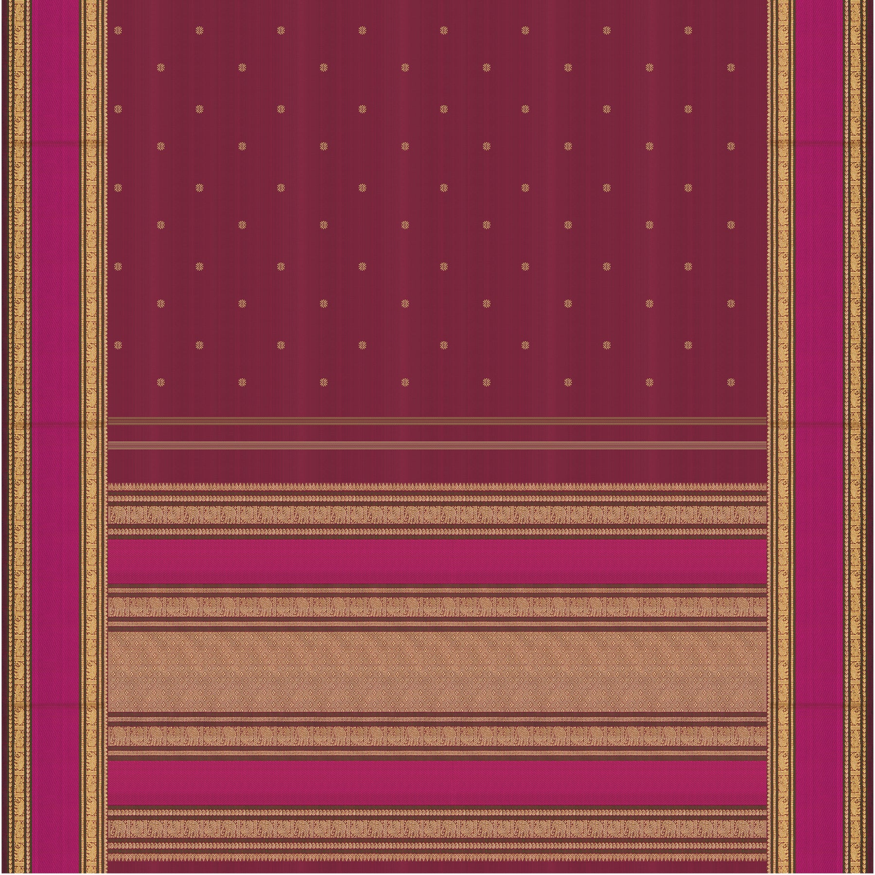 Kanakavalli Kanjivaram Silk Sari 25-615-HS001-10035 - Full View