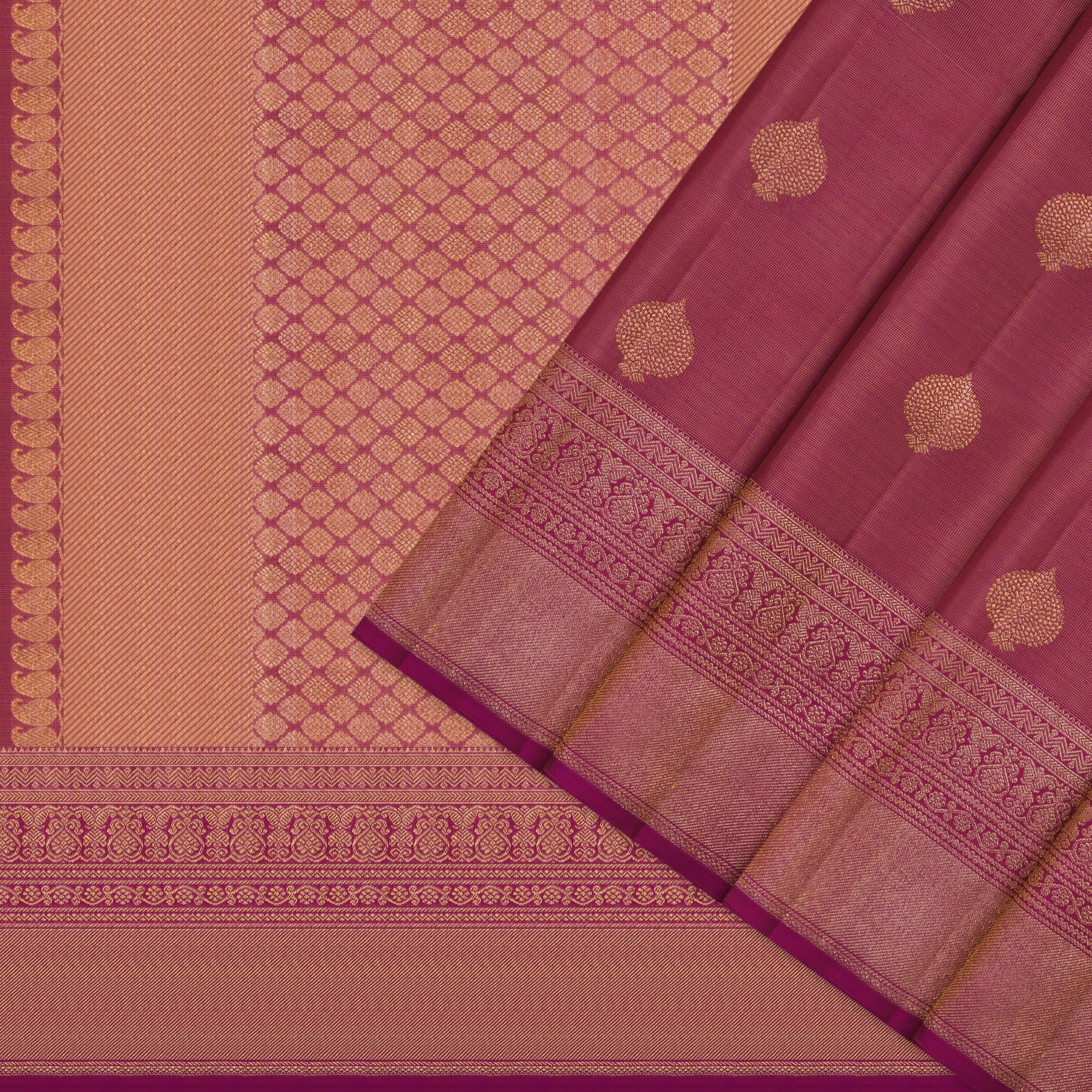 Kanakavalli Kanjivaram Silk Sari 25-615-HS001-10041 - Cover View