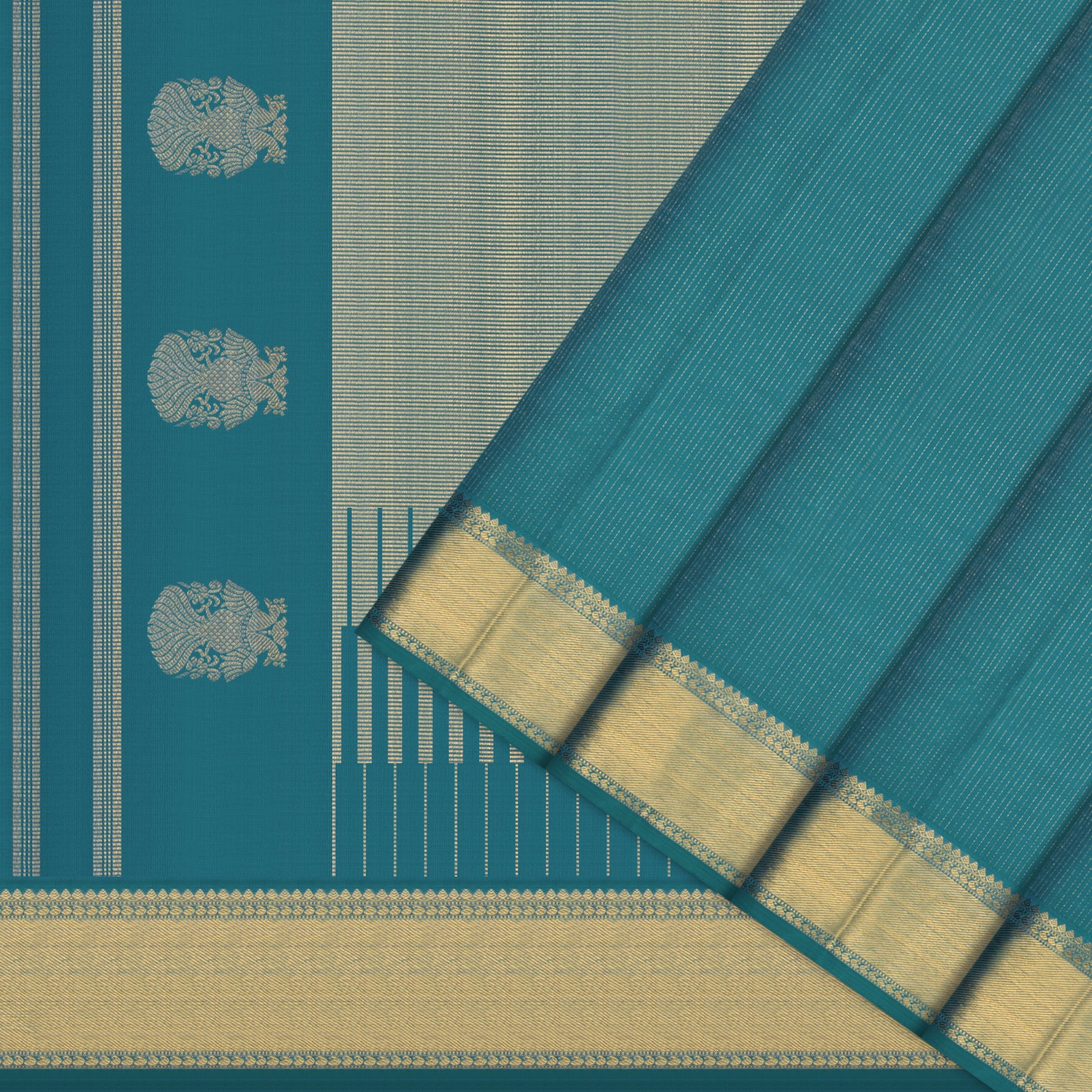 Kanakavalli Kanjivaram Silk Sari 25-615-HS001-10734 - Cover View