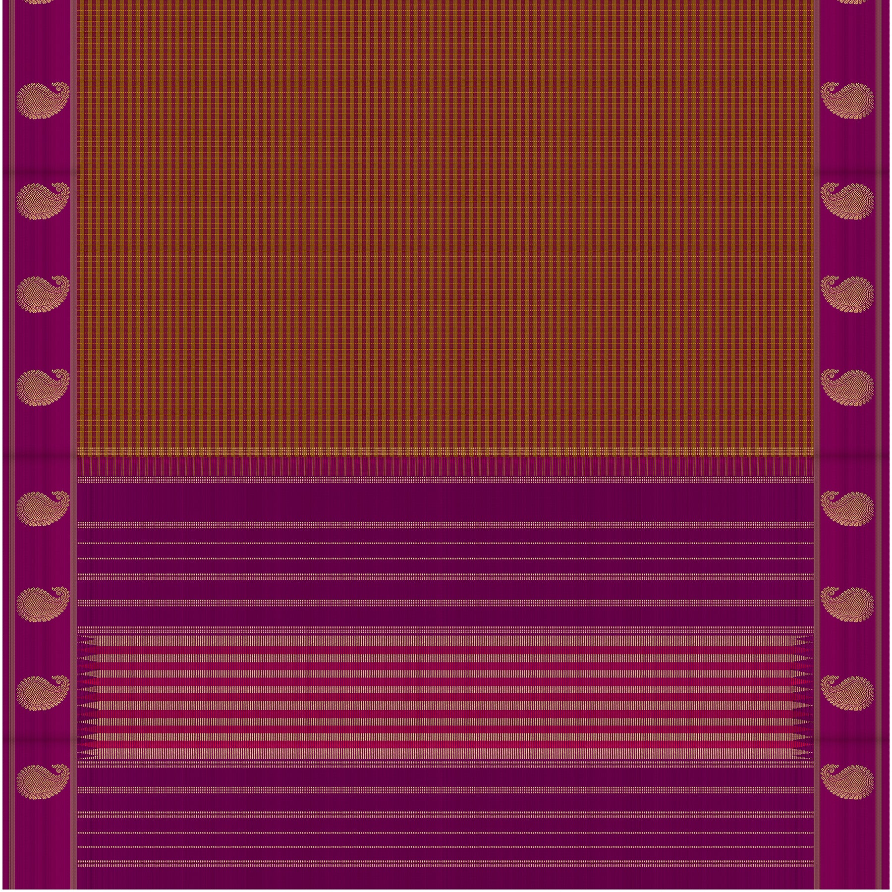 Kanakavalli Kanjivaram Silk Sari 25-615-HS001-10760 - Full View