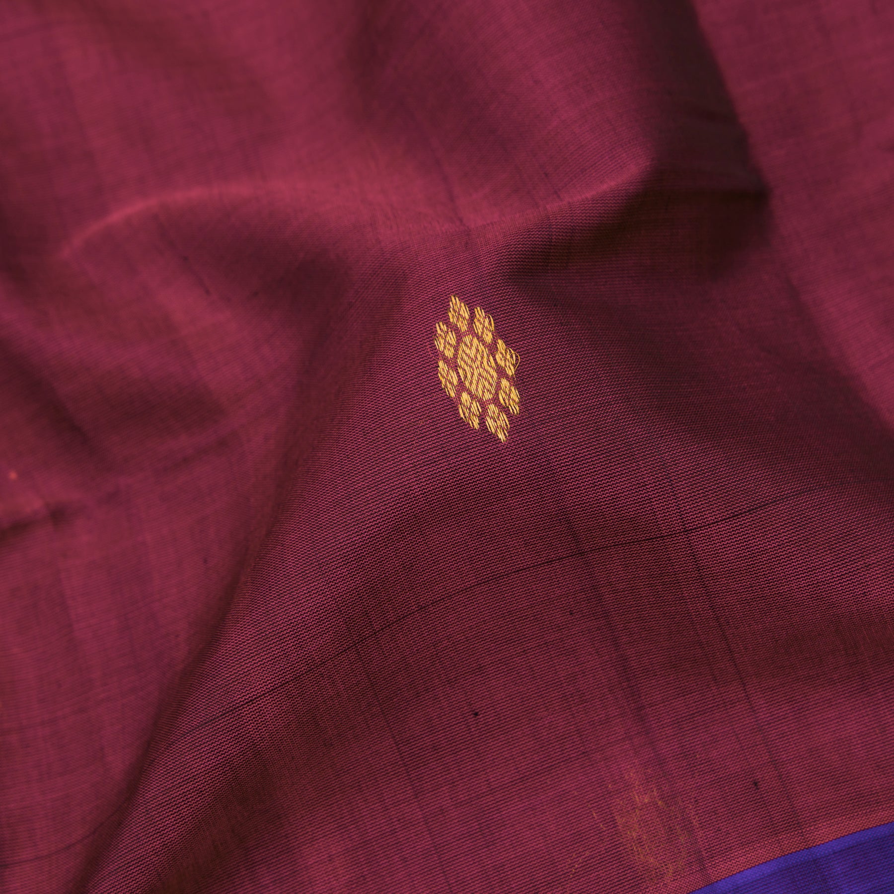 Kanakavalli Gadwal Silk/Cotton Sari 25-616-HS005-06451 - Fabric View