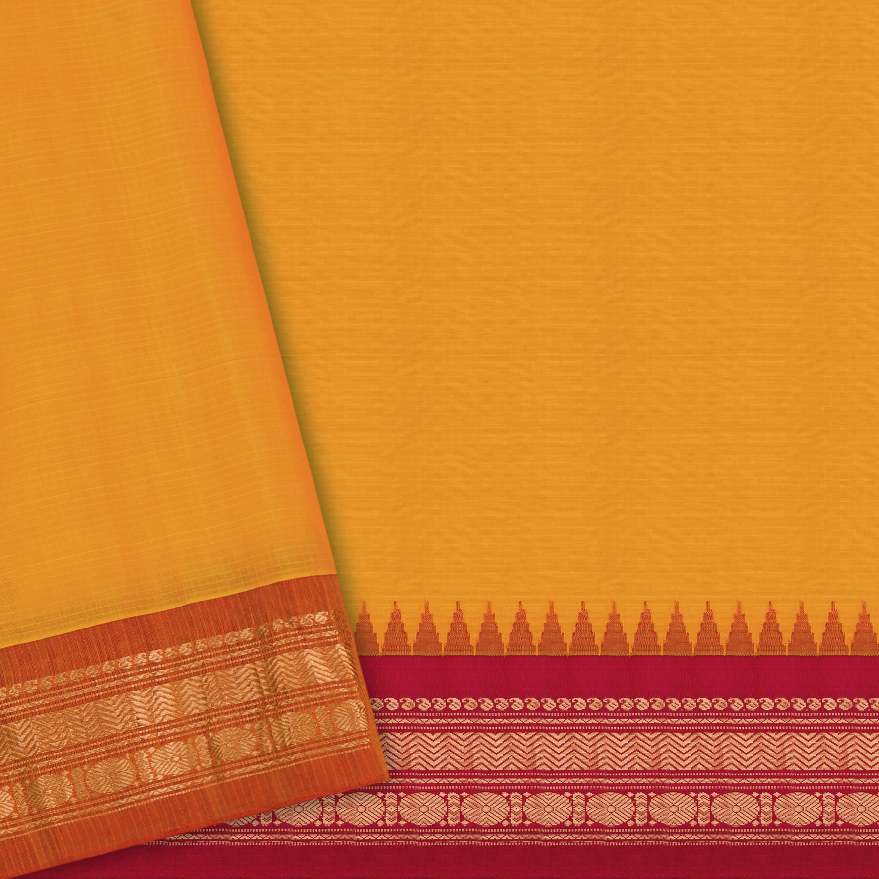Kanakavalli Gadwal Silk/Cotton Sari 25-616-HS005-06473 - Blouse View
