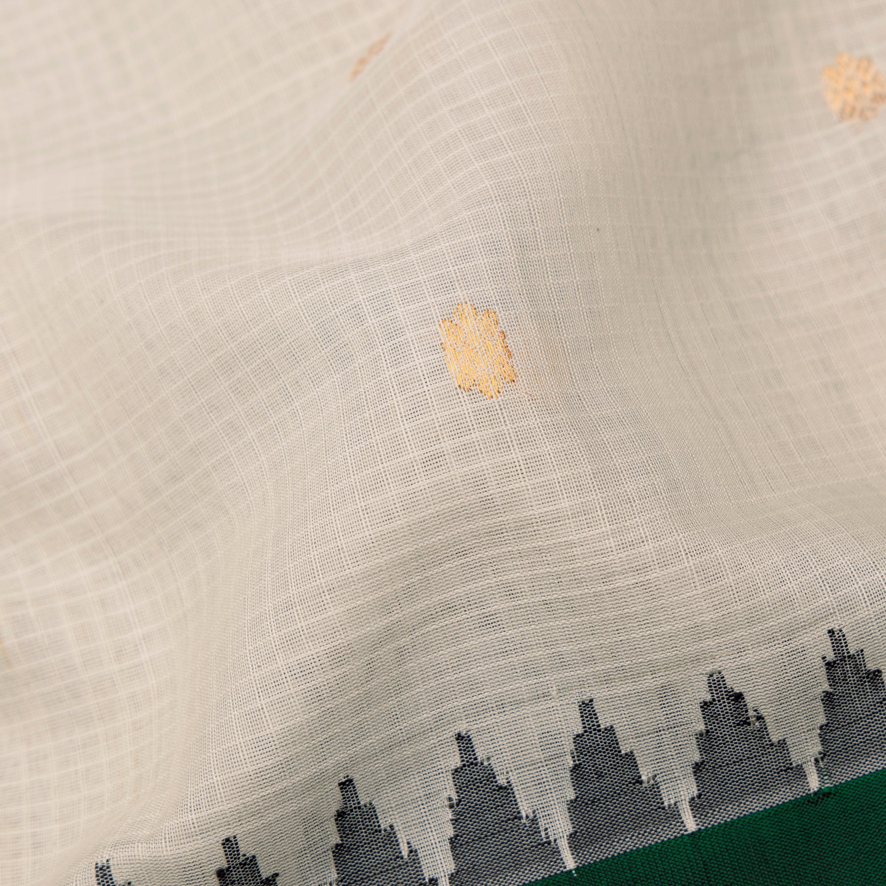 Kanakavalli Gadwal Silk/Cotton Sari 25-616-HS005-06475 - Fabric View