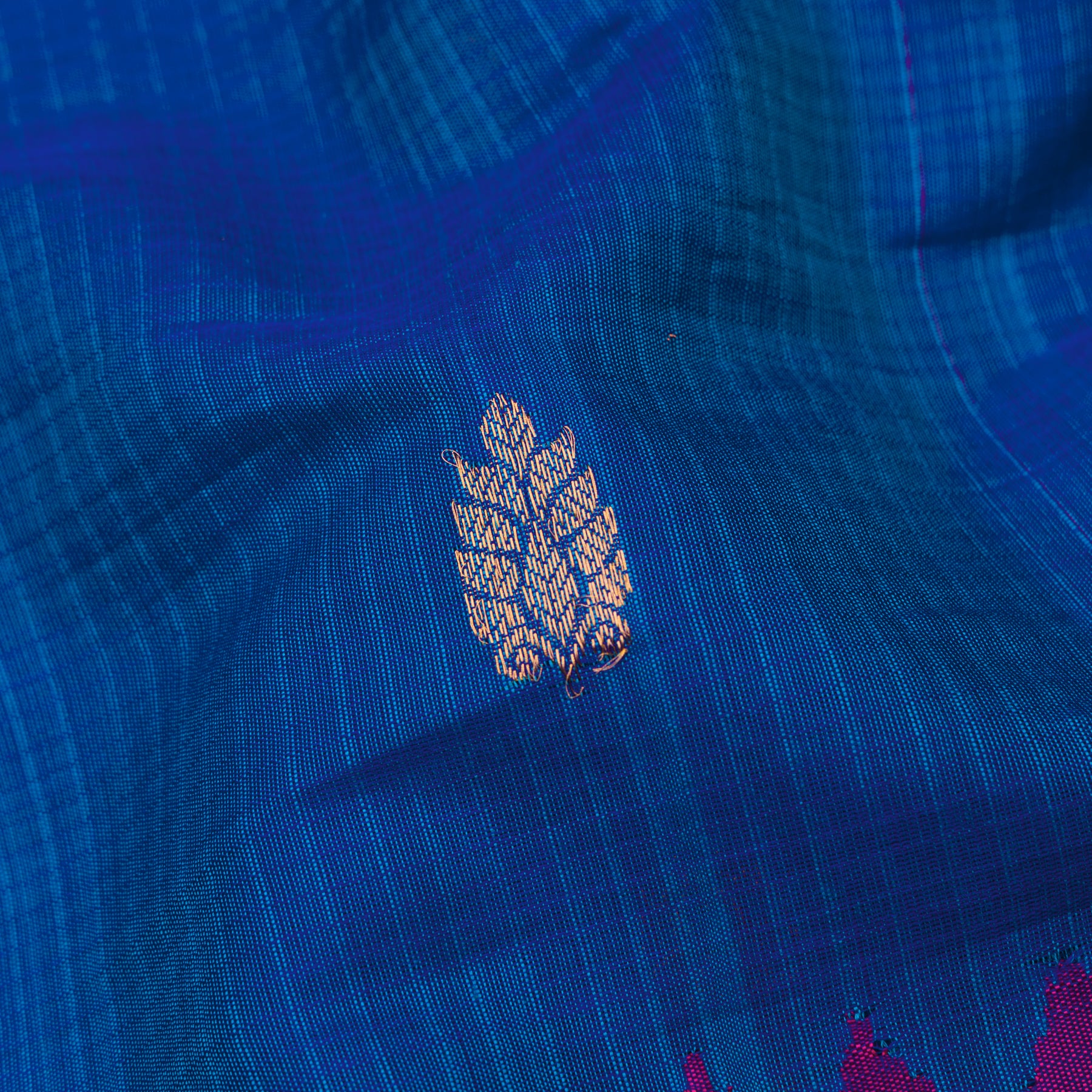 Kanakavalli Gadwal Silk/Cotton Sari 25-616-HS005-06481 - Fabric View