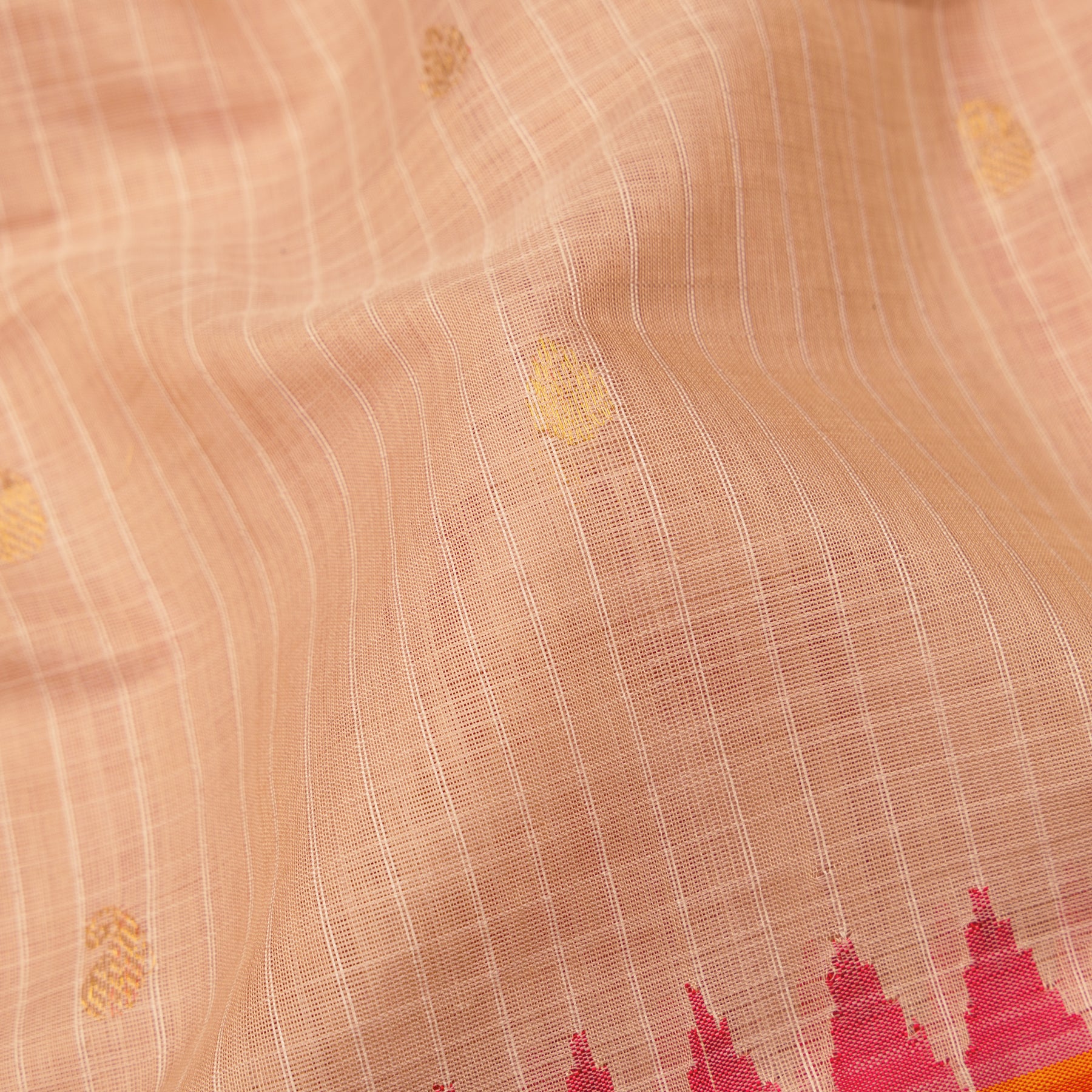 Kanakavalli Gadwal Silk/Cotton Sari 25-616-HS005-06483 - Fabric View